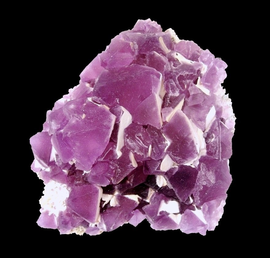 Fluorite
Specimen size 10 cm, largest fluorite crystal 2,5 cm
(Autor: Tobi)