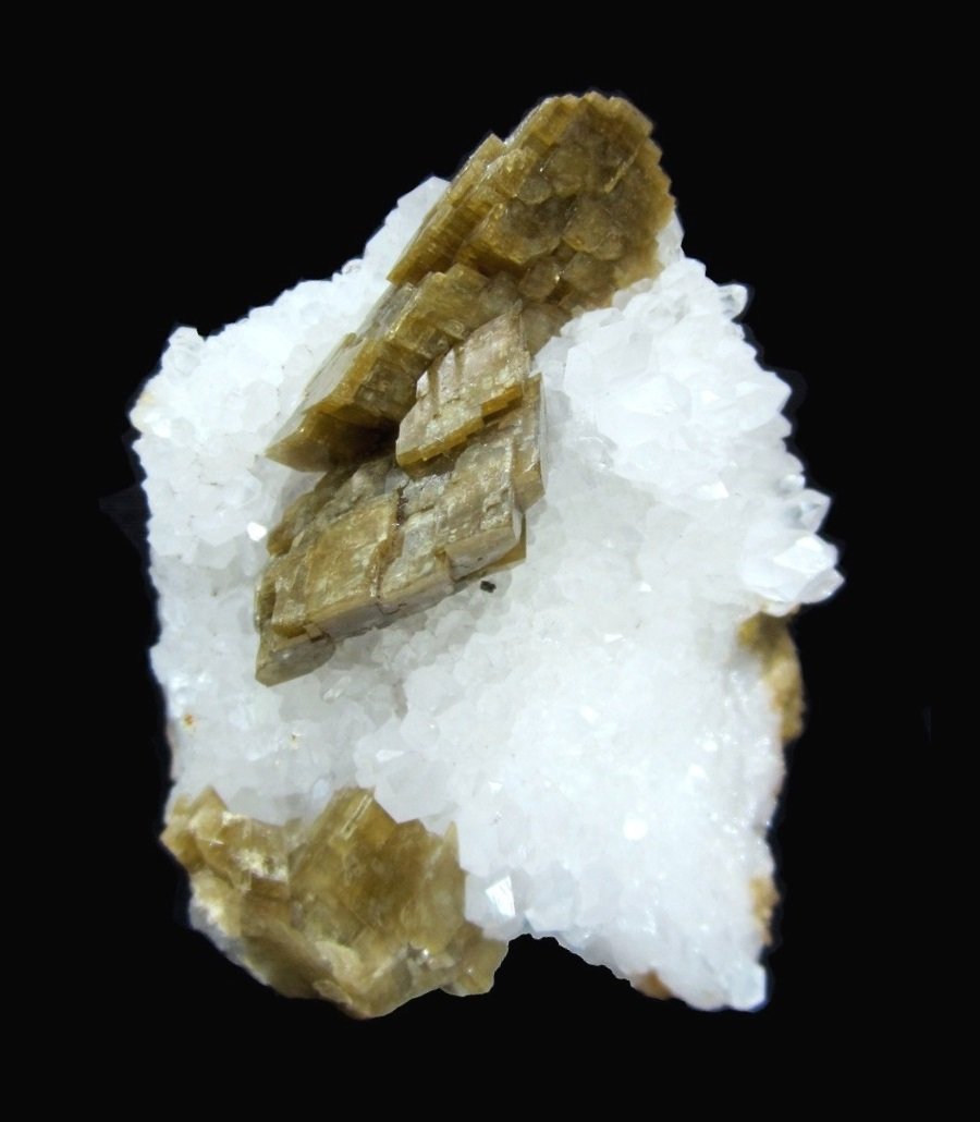 Siderite, Quartz
Specimen height 6 cm
(Autor: Tobi)