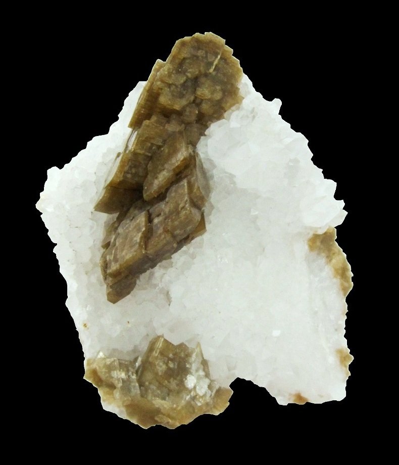 Siderite, Quartz
Specimen height 6 cm
(Autor: Tobi)