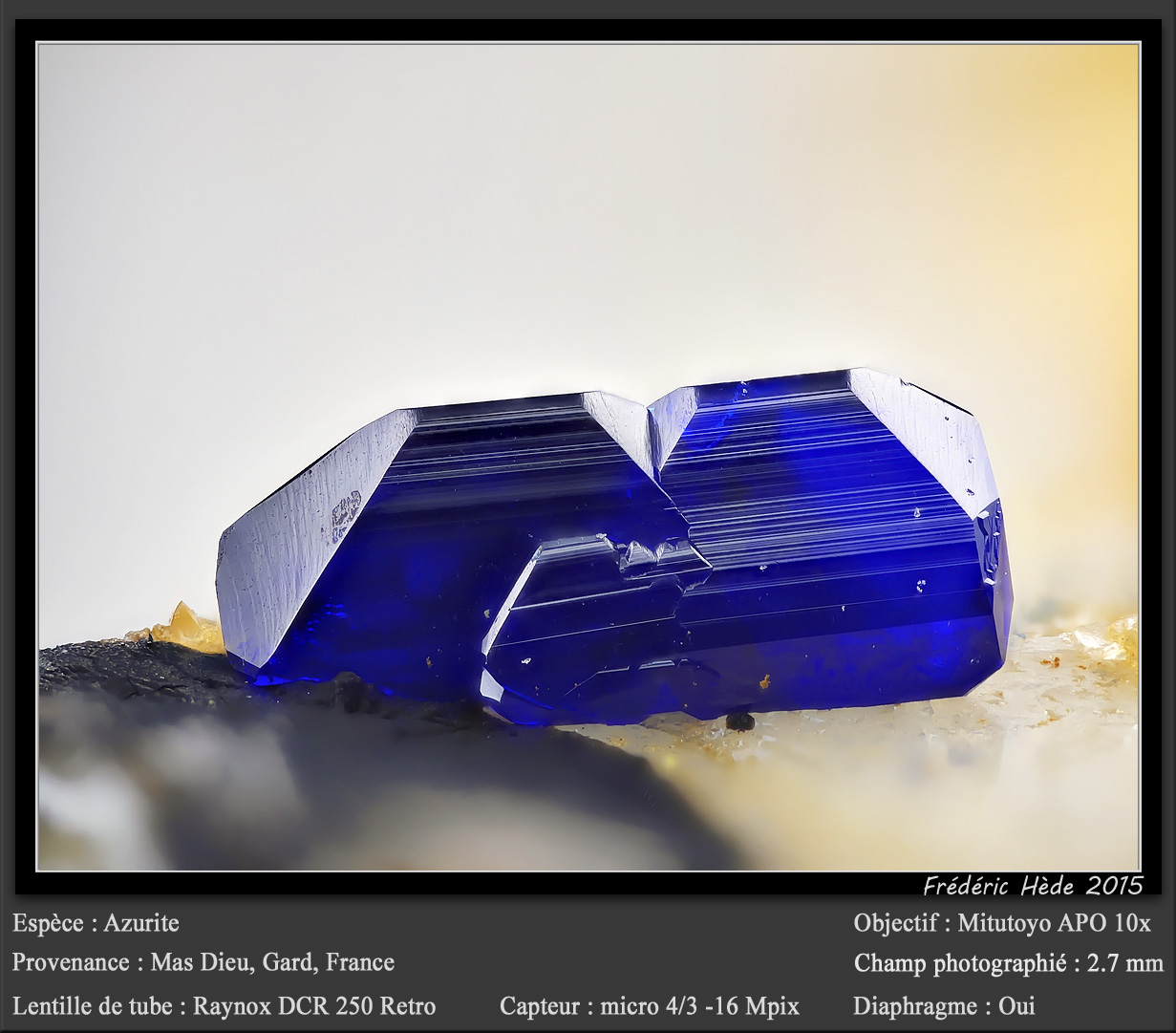 Azurite
fov 2.7 mm
(Autor: ploum)