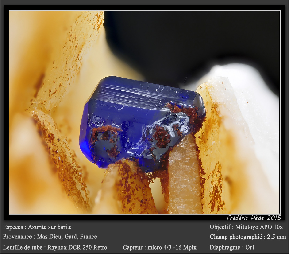 Azurite
fov 2.2 mm
(Autor: ploum)