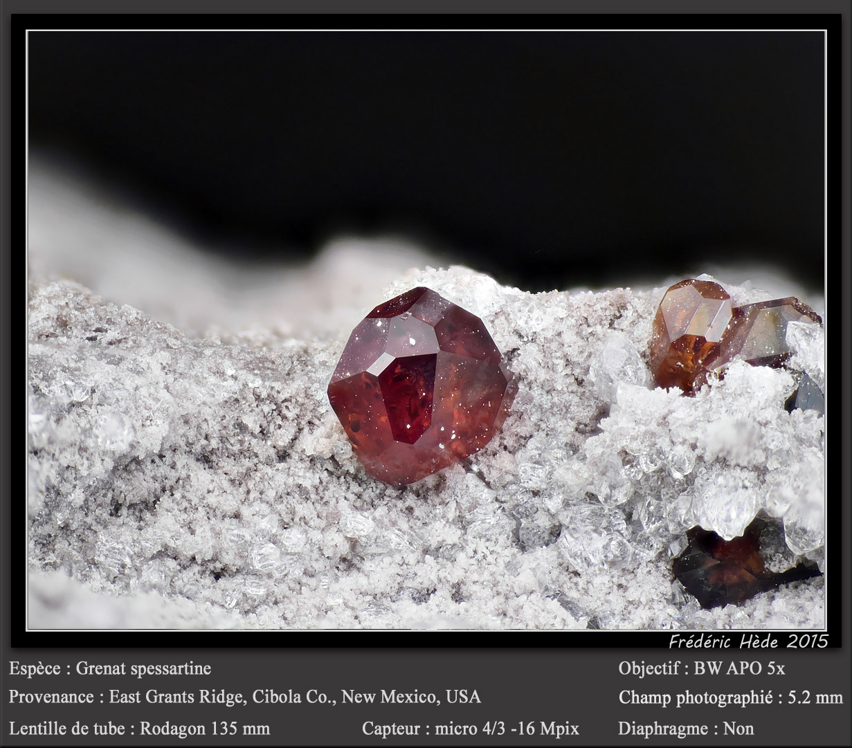 Spessartine (Garnet Group)
fov 5.2 mm
(Autor: ploum)