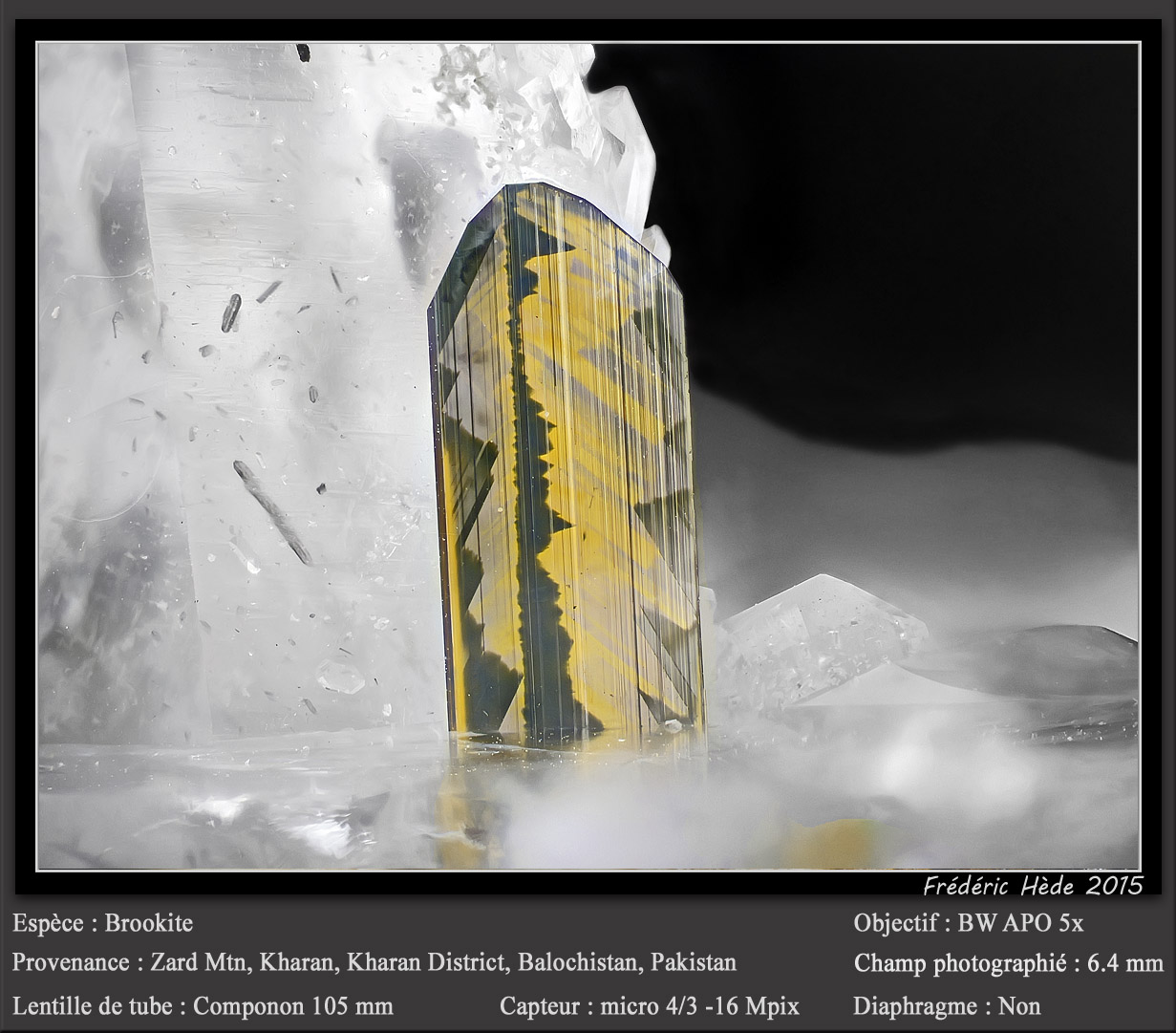 Brookite
fov 6 mm
(Autor: ploum)