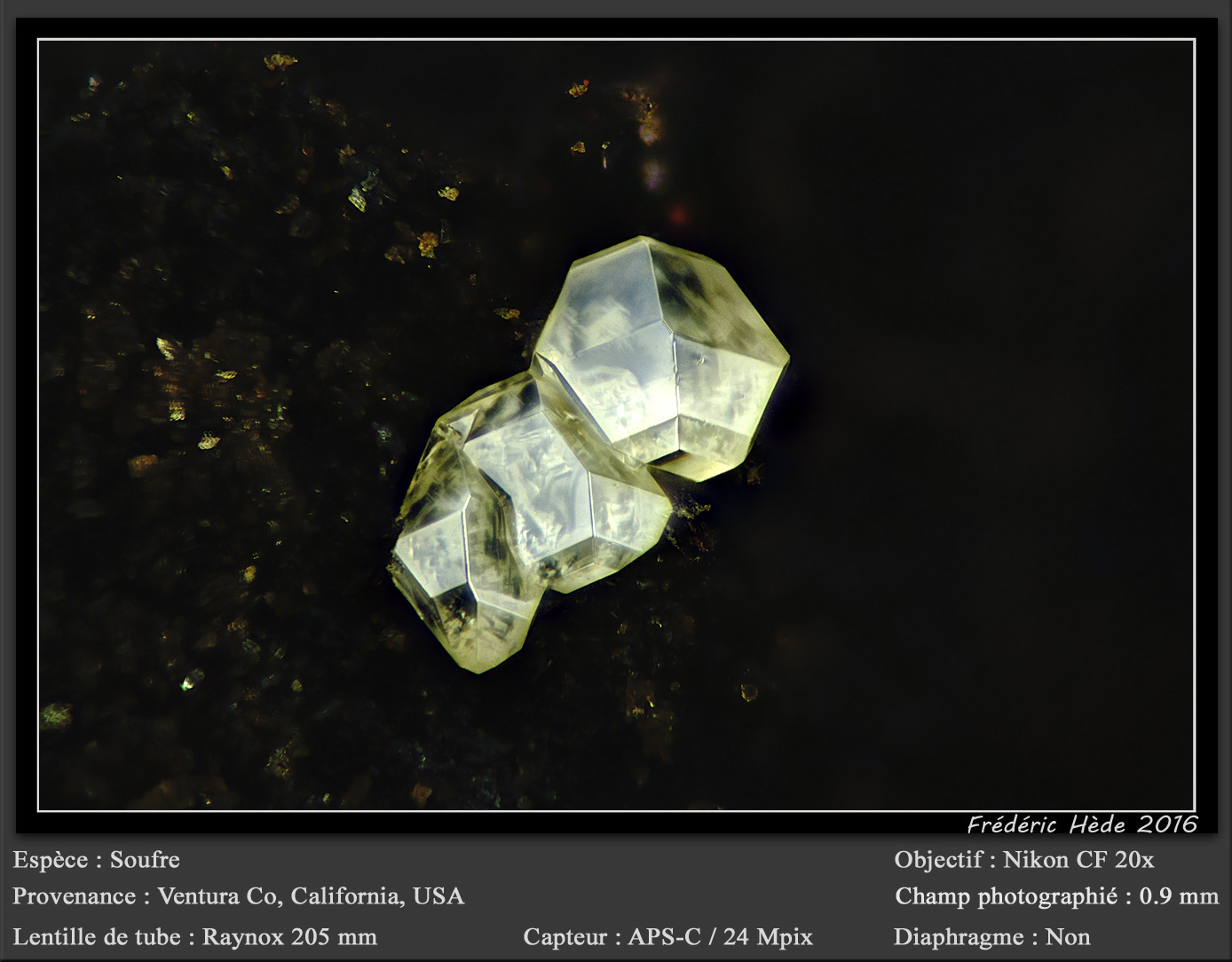 Sulphur
fov 0.9 mm
(Autor: ploum)