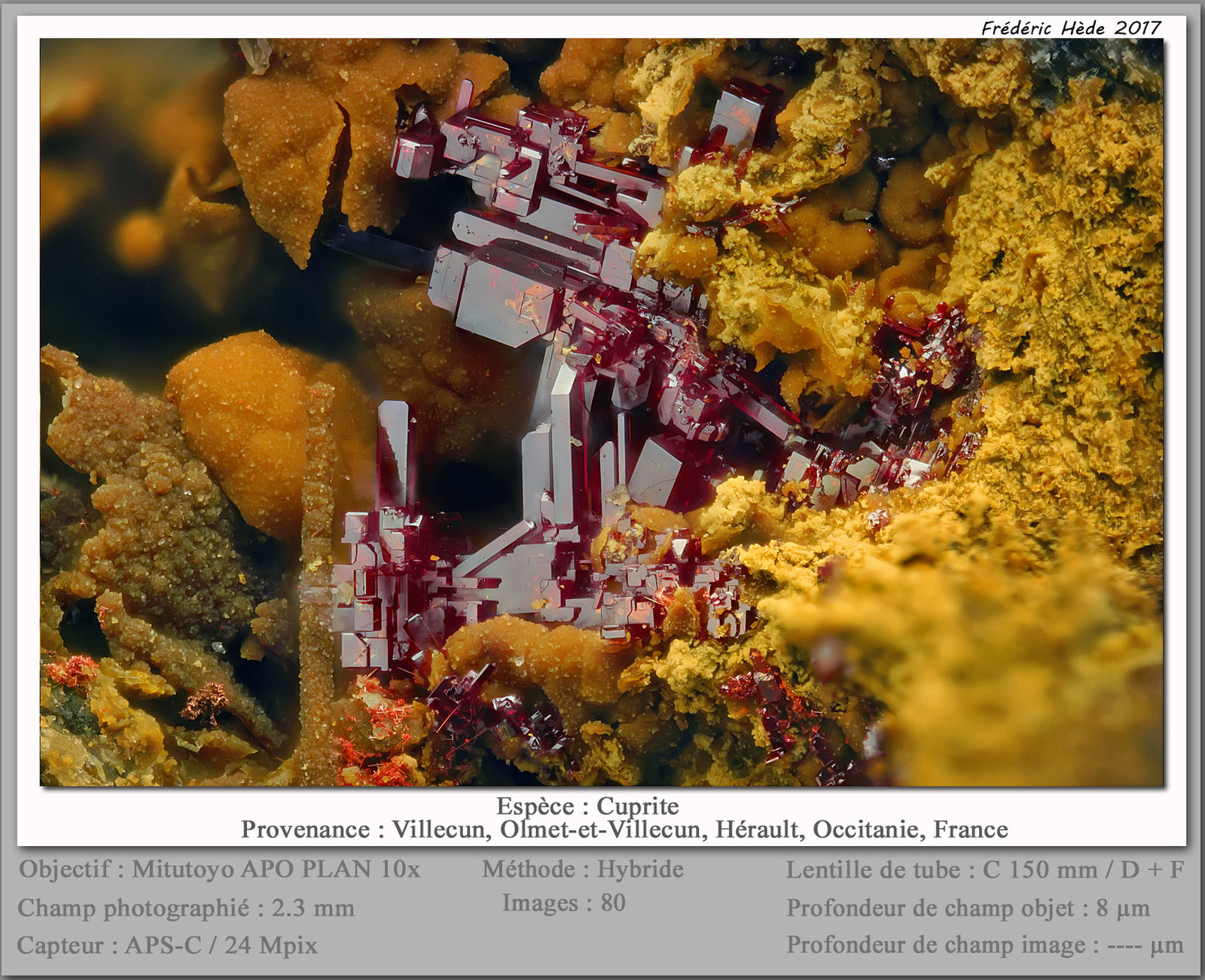 Cuprite
fov 2.3 mm
(Autor: ploum)