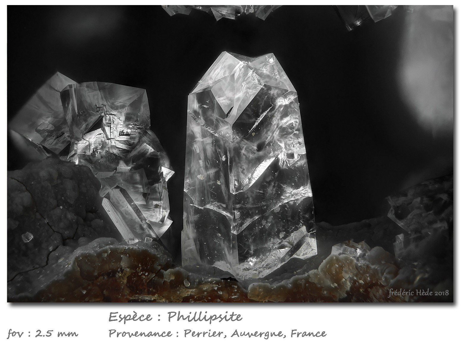 Phillipsite
fov 2.5 mm
(Autor: ploum)
