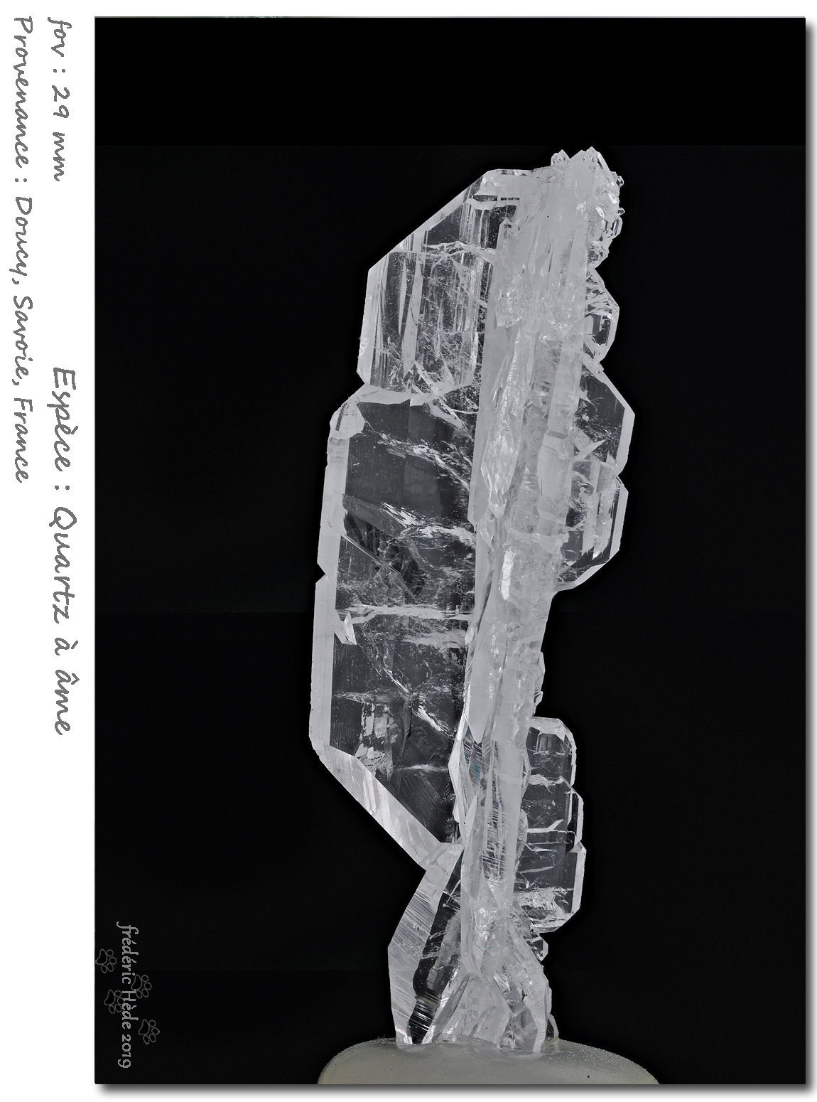 Quartz (variety faden)
fov 29 mm
(Autor: ploum)