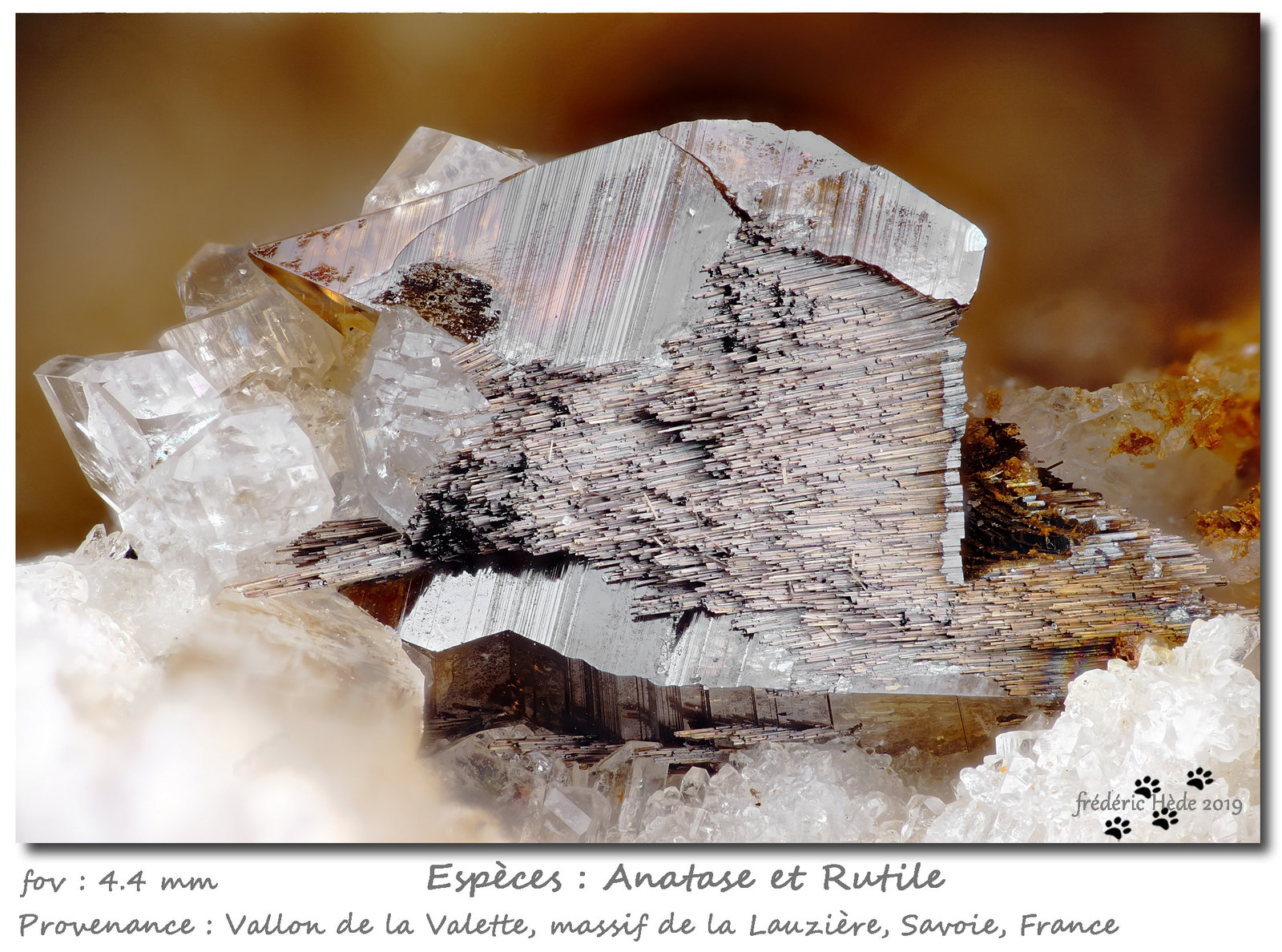 Rutile on Anatase
fov 4.4 mm
(Autor: ploum)