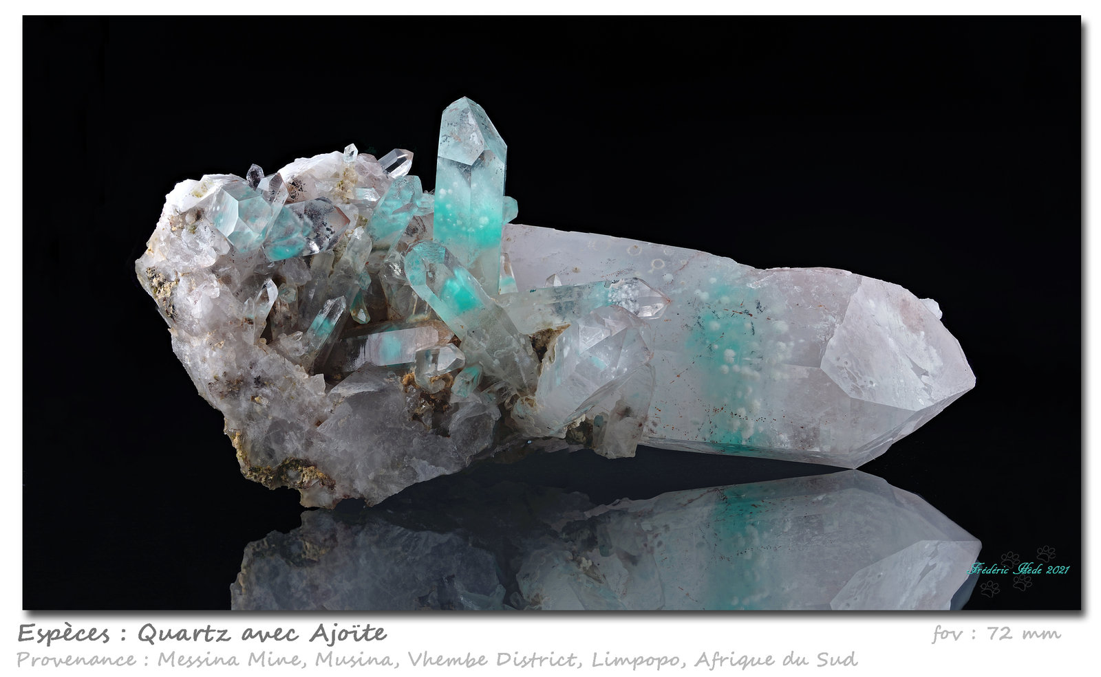Quartz and Ajoïte
fov 72 mm
(Autor: ploum)