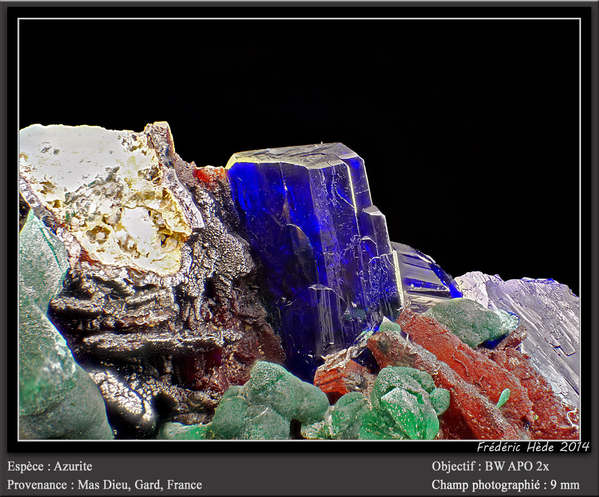 Azurite
fov 9 mm
(Autor: ploum)