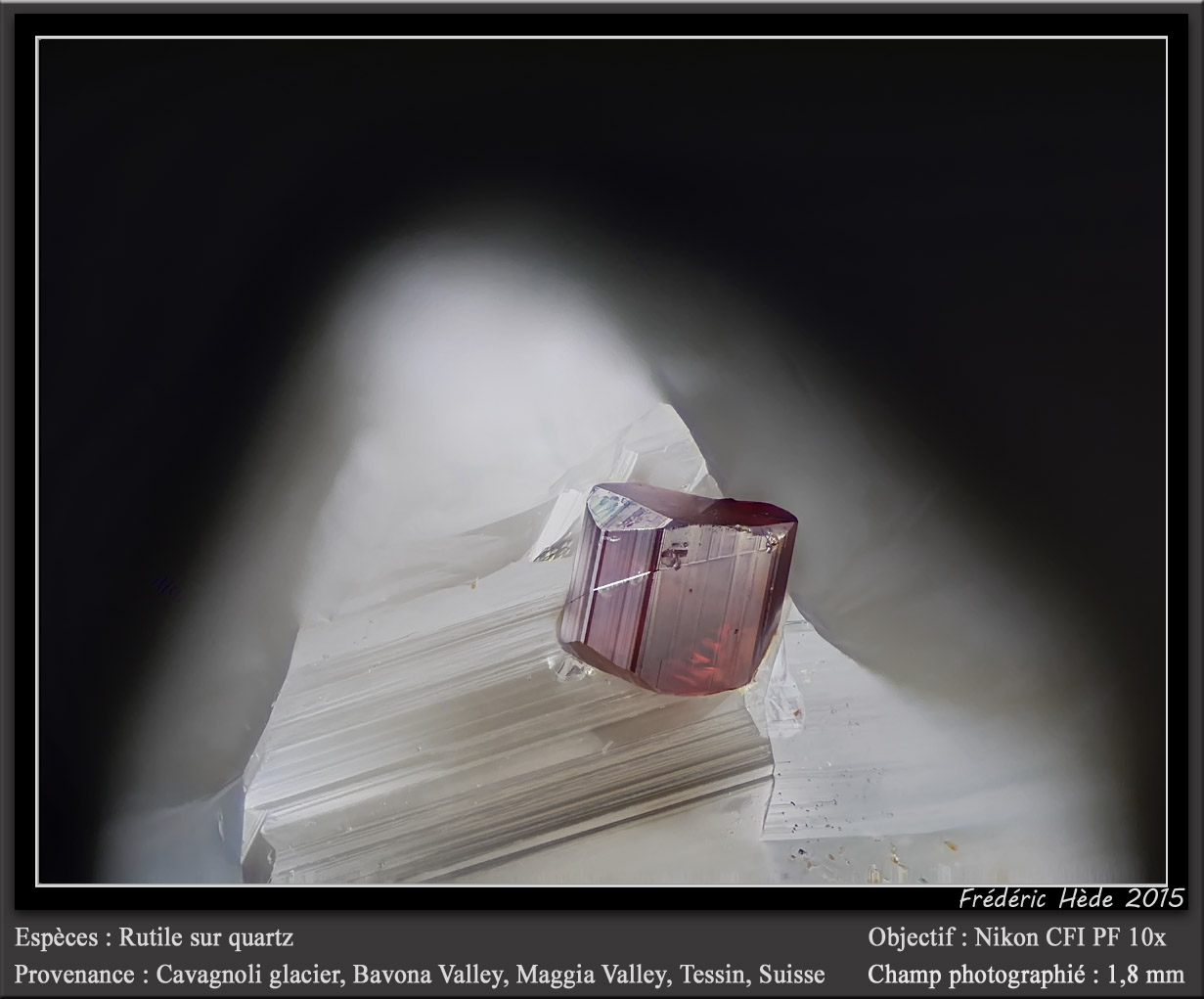 Rutile
fov 1.8 mm
(Autor: ploum)