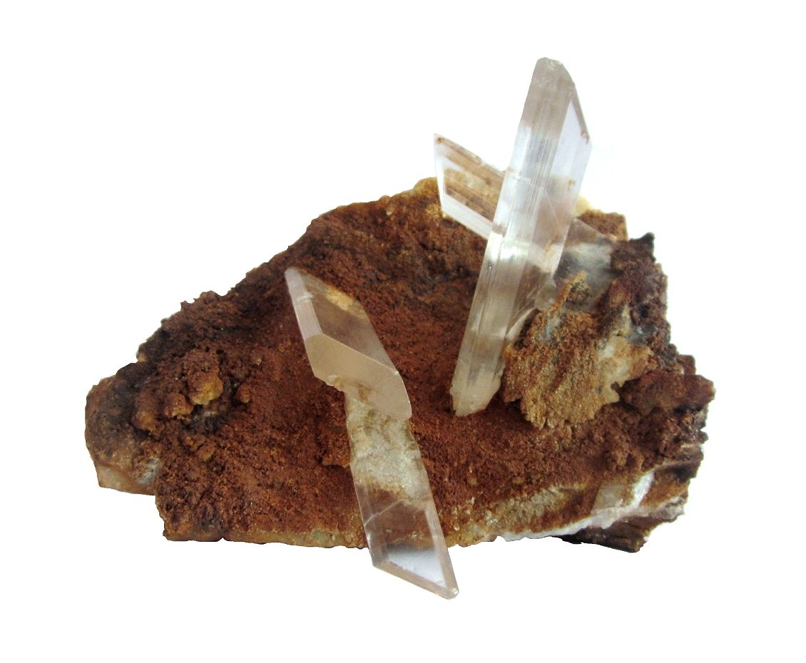 Gypsum
Specimen size 13 x 8 cm, largest crystal 7 cm
(Autor: Tobi)