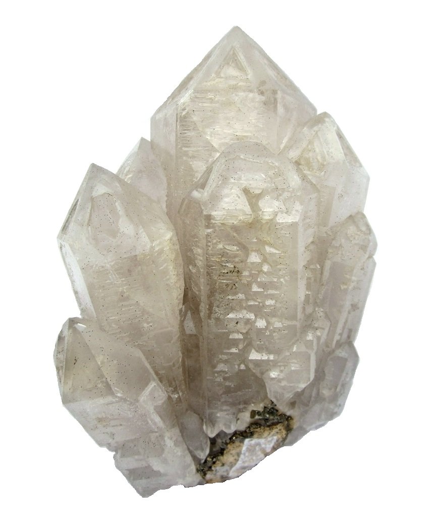 Quartz
Specimen height 14 cm, largest crystal 12 cm
(Autor: Tobi)