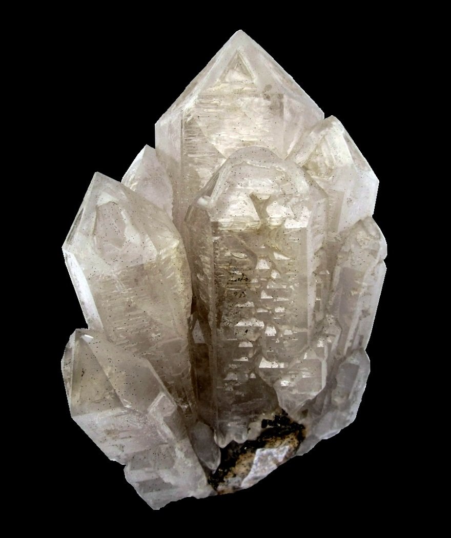 Quartz
Specimen height 14 cm, largest crystal 12 cm
(Autor: Tobi)
