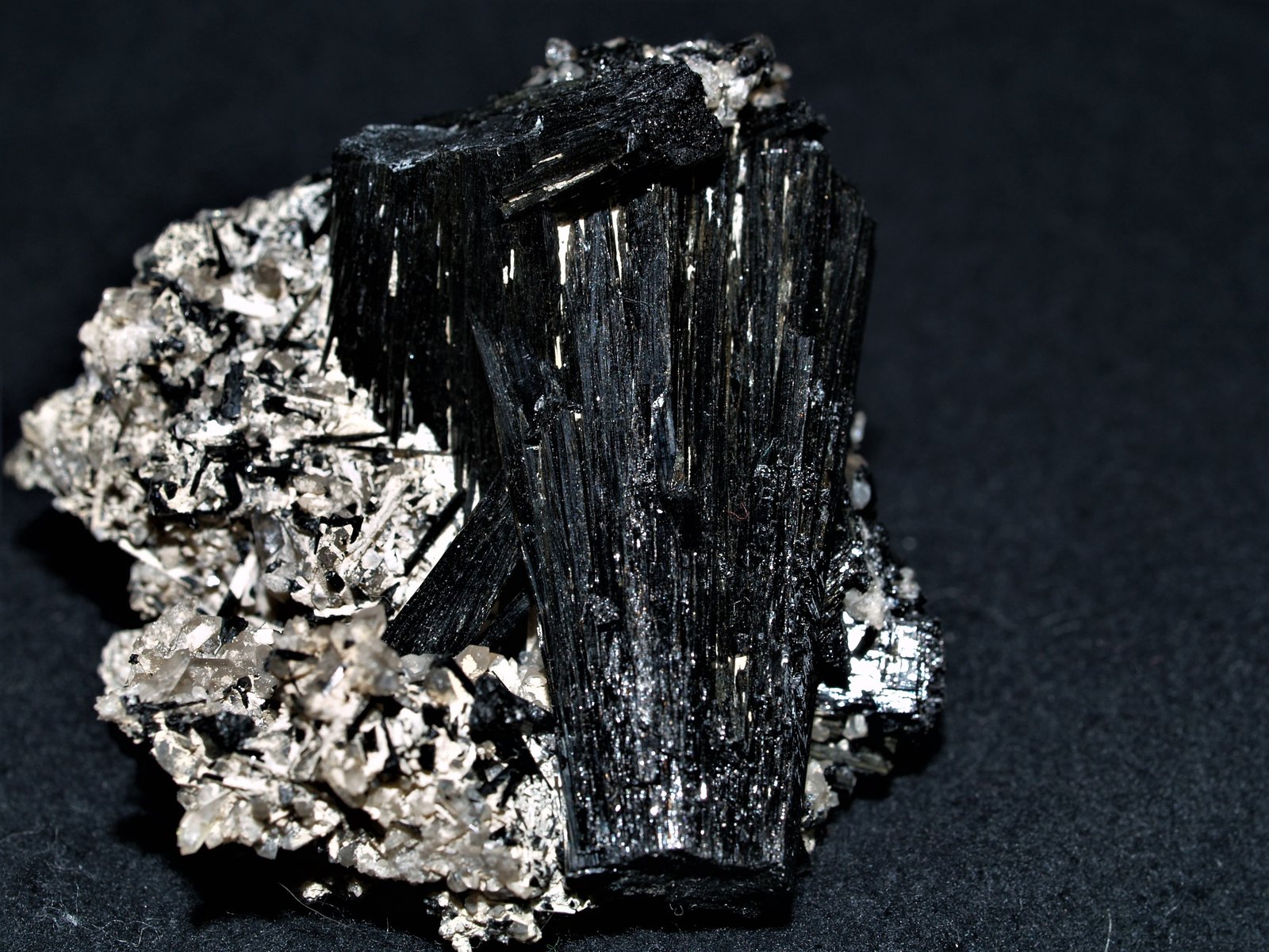 Schorl on Quartz
5x5x3.5 cm's
(Autor: Joseph DOliveira)