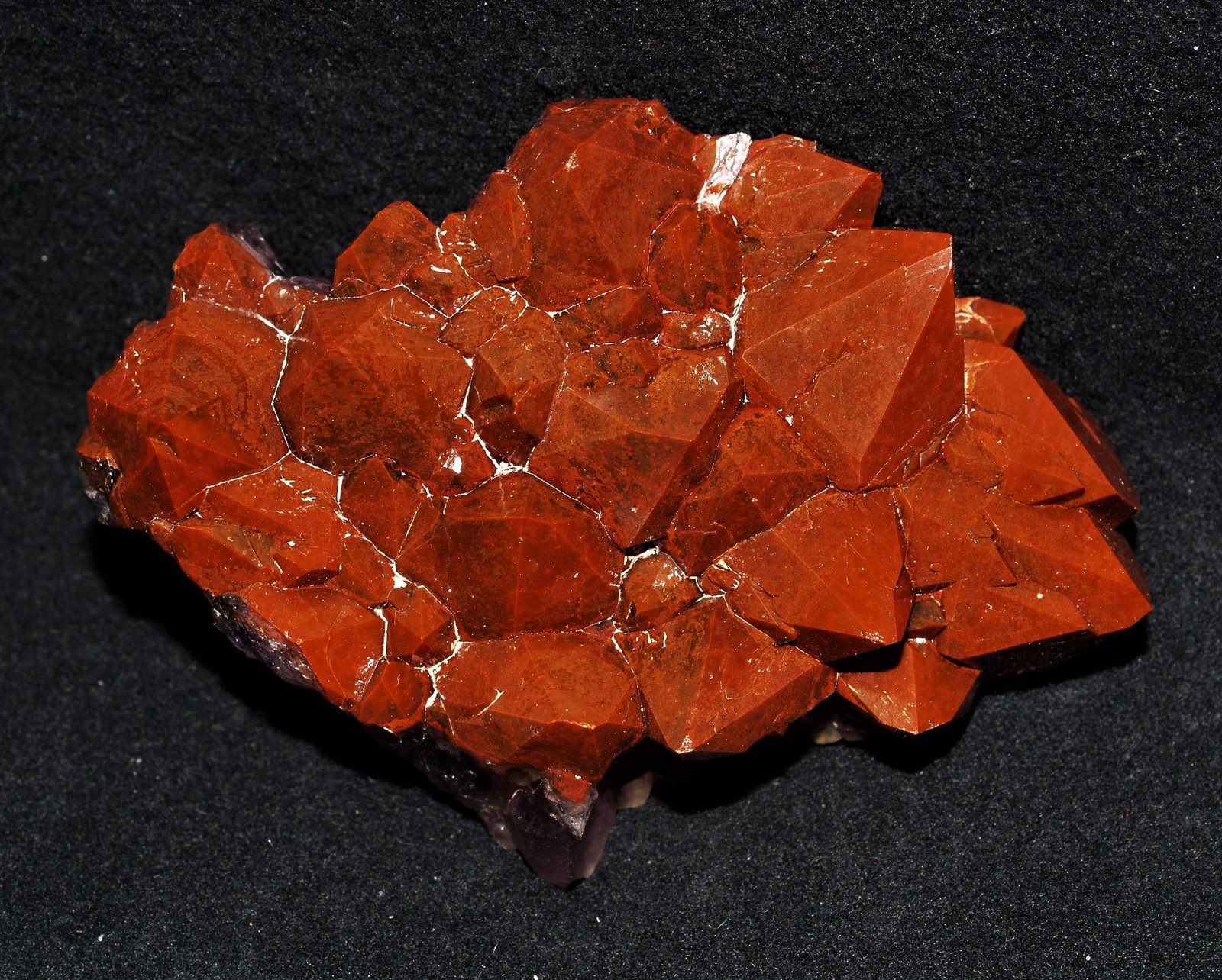 Quartz (variety amethyst)
9 x 6.5 x 3 cm's
(Autor: Joseph DOliveira)