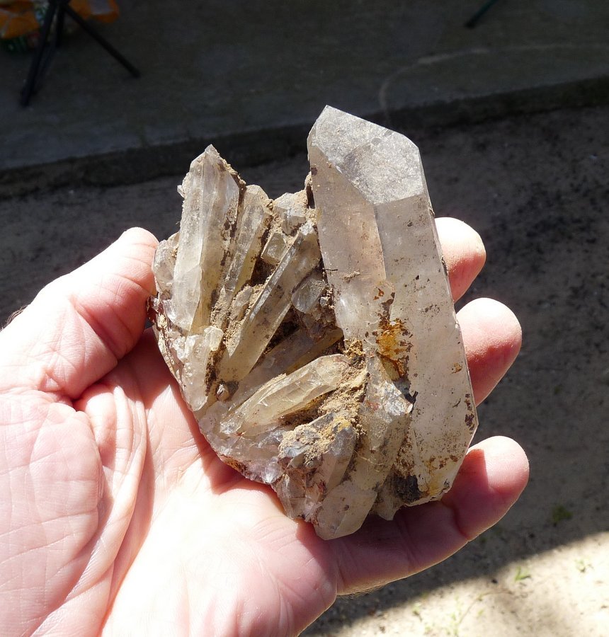 Quartz
Fingers for size
(Autor: Pierre Joubert)