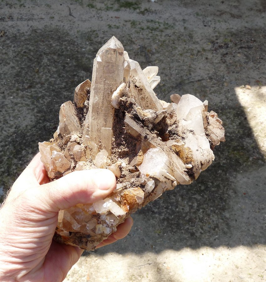 Quartz
Fingers for size
(Autor: Pierre Joubert)