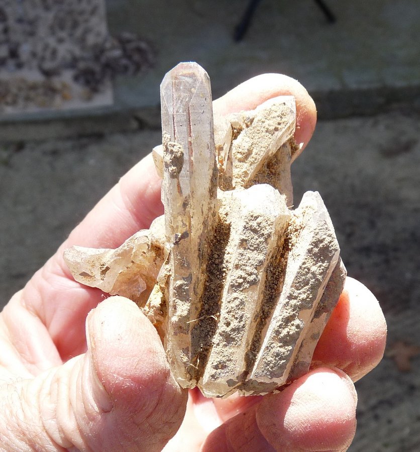 Quartz
Fingers for size
(Autor: Pierre Joubert)