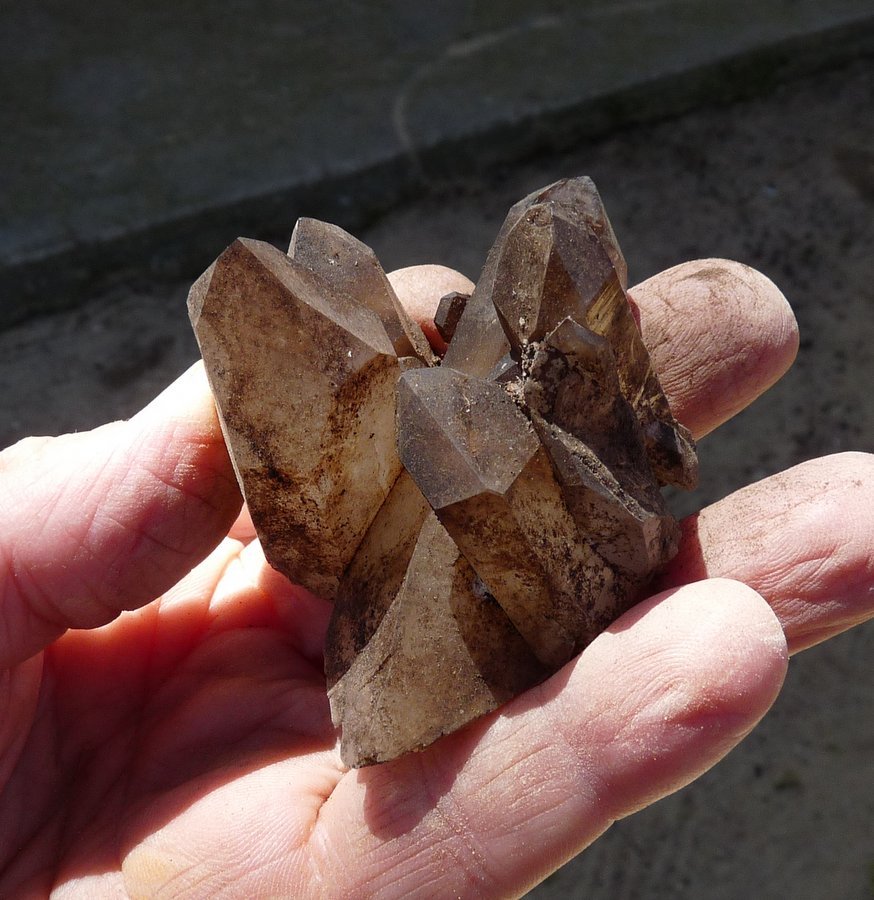 Quartz
Fingers for size
(Autor: Pierre Joubert)