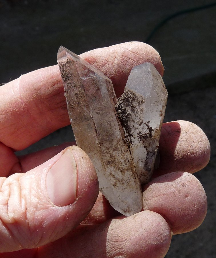 Quartz
Fingers for size
(Autor: Pierre Joubert)