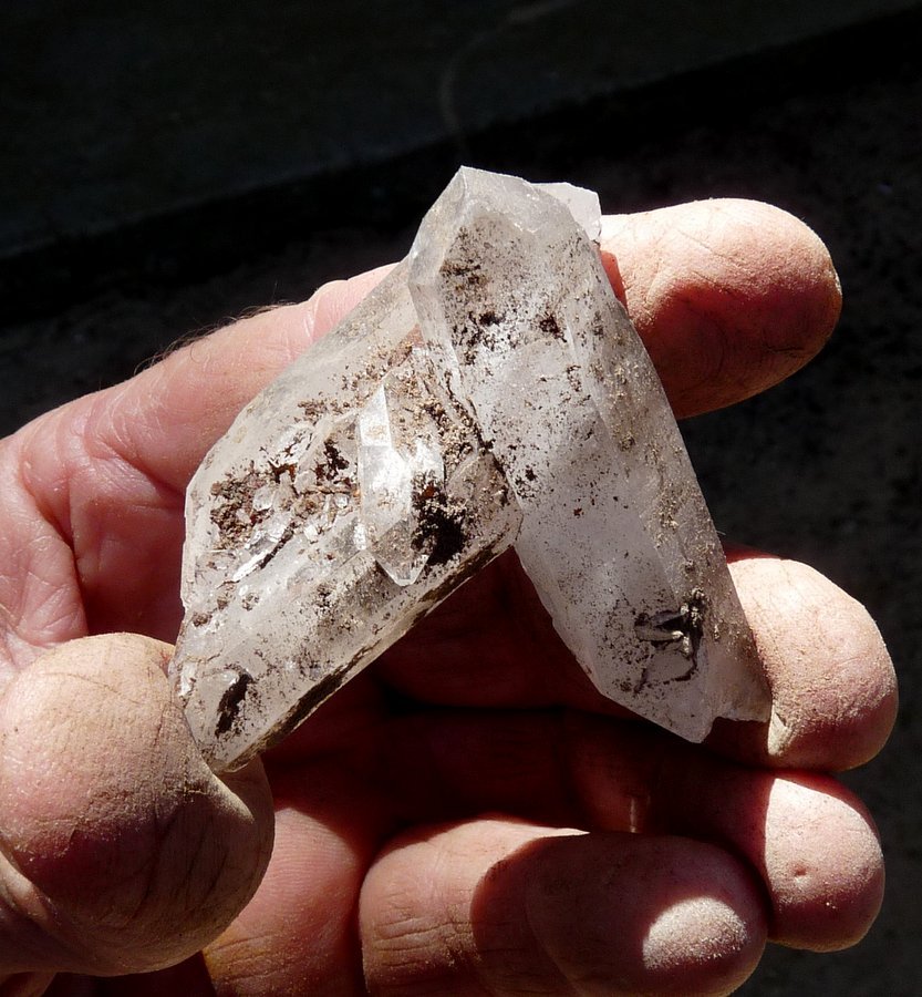 Quartz
Fingers for size
(Autor: Pierre Joubert)