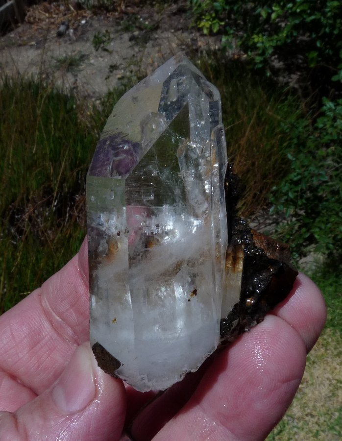 Quartz with goethite
68 x 41 x 35 mm
(Autor: Pierre Joubert)
