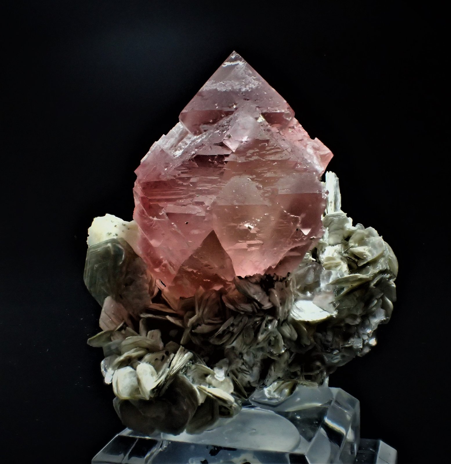 Fluorite, Muscovite
60 mm x 58 mm x 40 mm
(Autor: Don Lum)