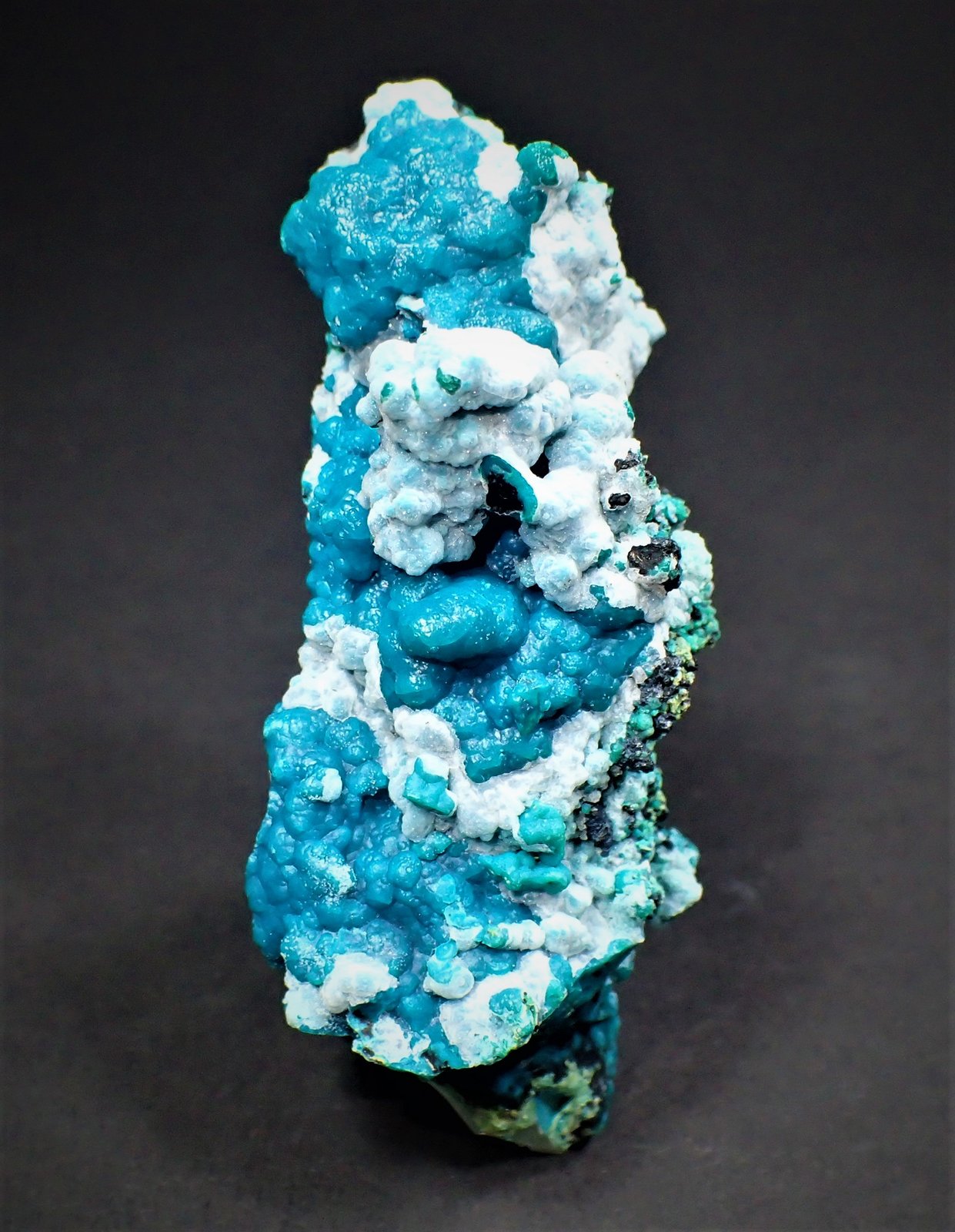 Chrysocolla, Quartz
65 mm x 27 mm x 26 mm
(Autor: Don Lum)