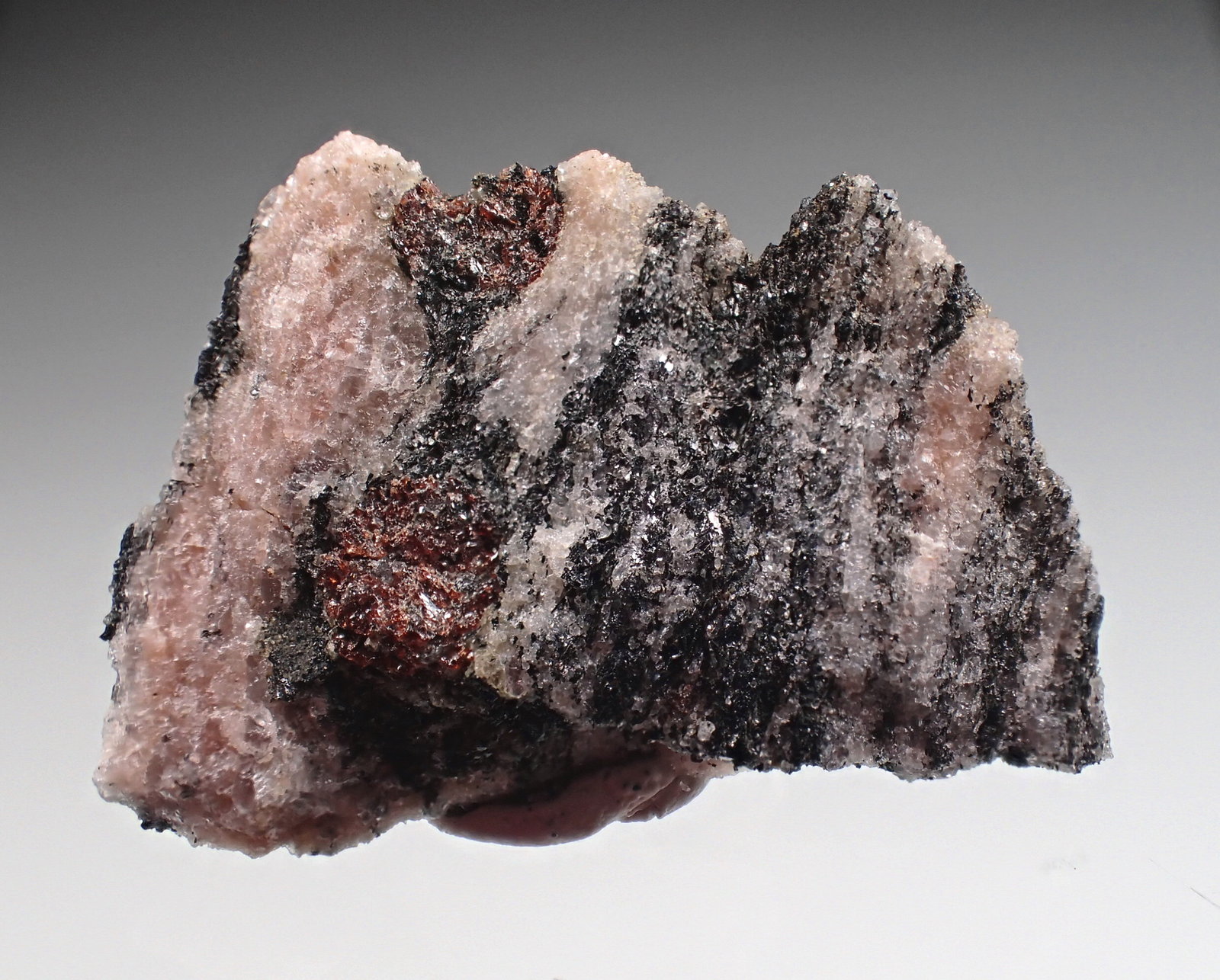 Gneiss, Garnet (Group)
28.4mm x 21.3mm x 6.6mm
(Autor: Don Lum)