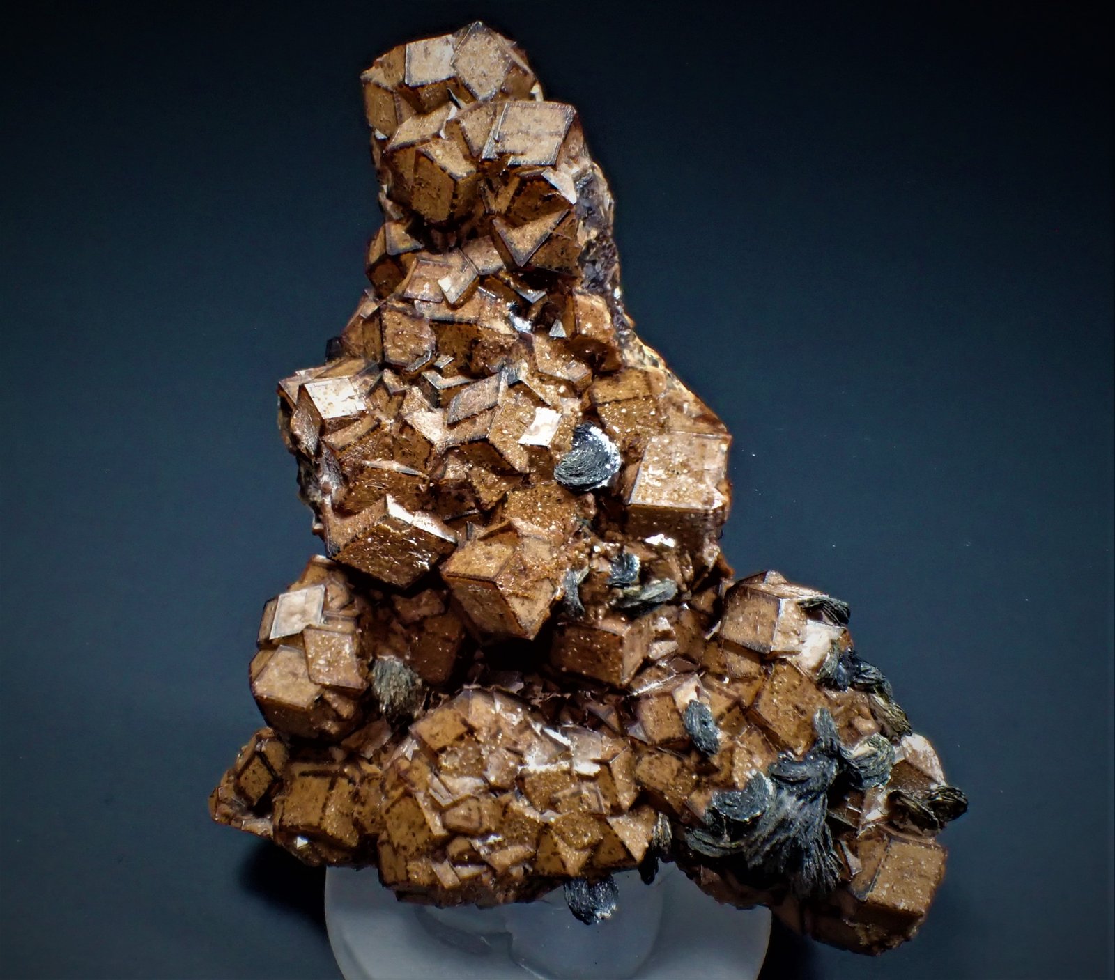 Andradite, Hematite
106 mm x 83 mm x 35 mm
(Autor: Don Lum)
