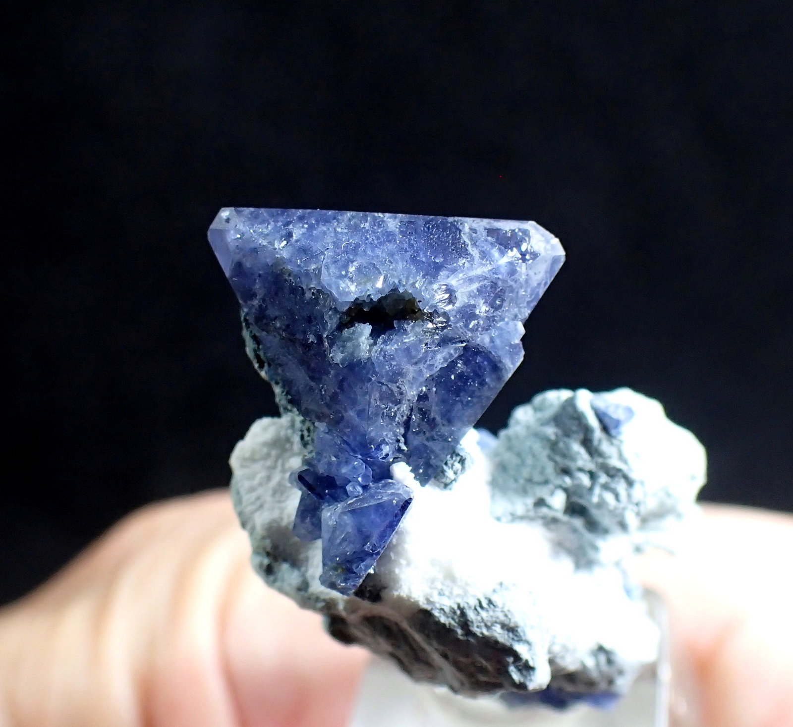 Benitoite
35 mm x 25 mm x 21 mm
(Autor: Don Lum)