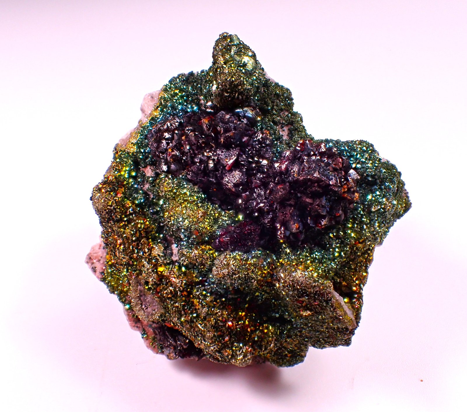 Sphalerite, Marcasite (variety iridescent marcasite)
52 mm 46 mm x 37 mm
(Autor: Don Lum)