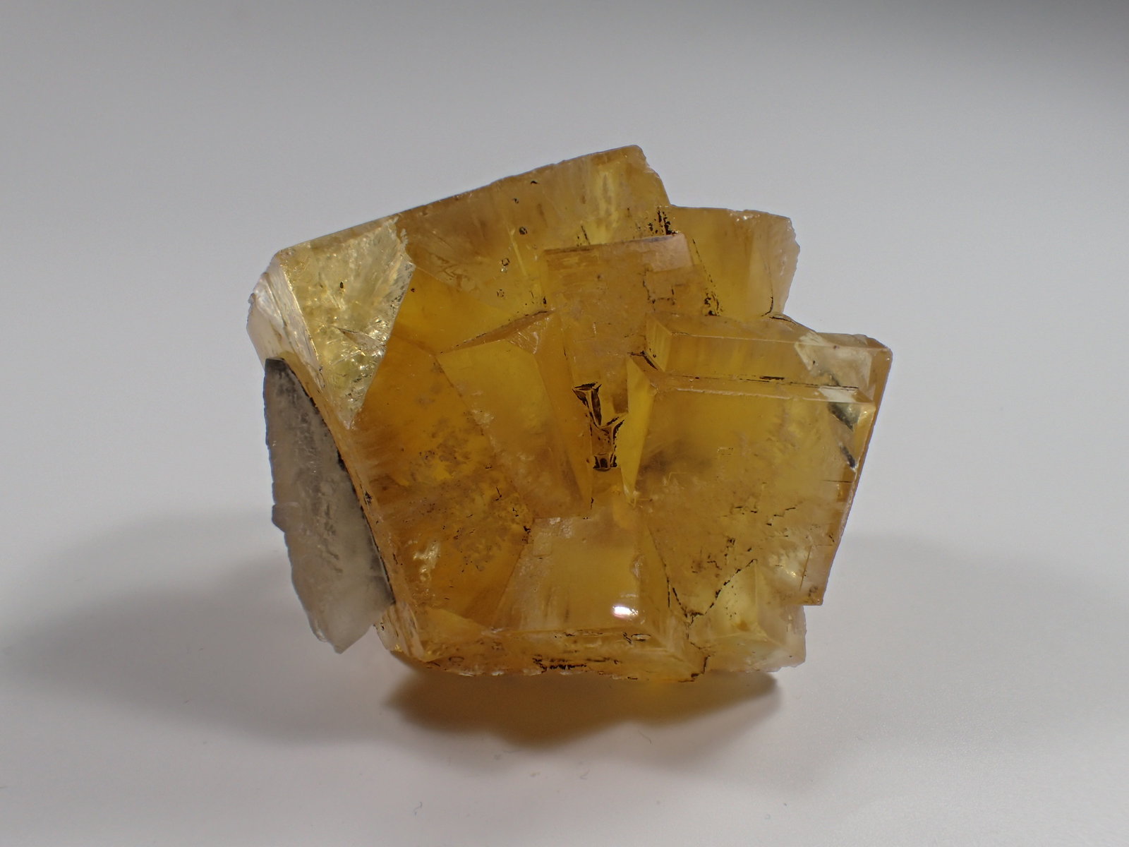 Fluorite, Calcite
67 mm x 52 mm x 36 mm
(Autor: Don Lum)