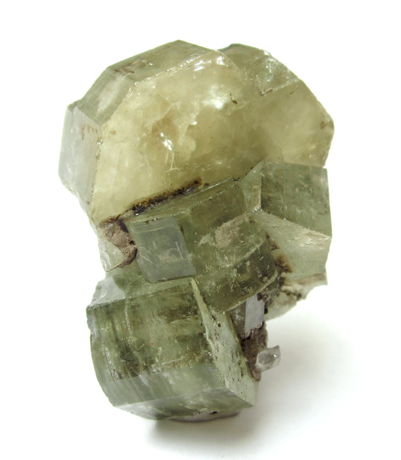 Fluorapatite
Specimen height 5,5 cm, main crystal measures 3,7 (!) cm in diameter.
(Autor: Tobi)