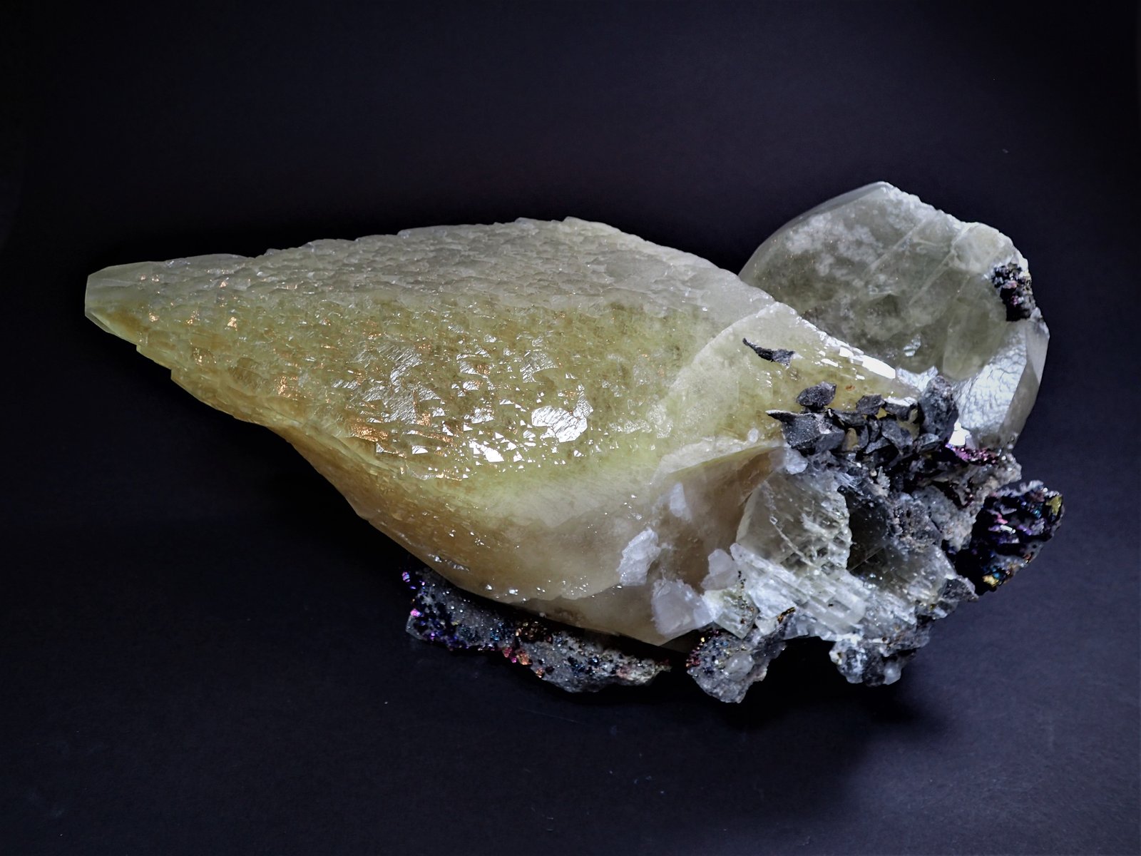 Calcite, Chalcopyrite
291 mm x 160 mm
(Autor: Don Lum)