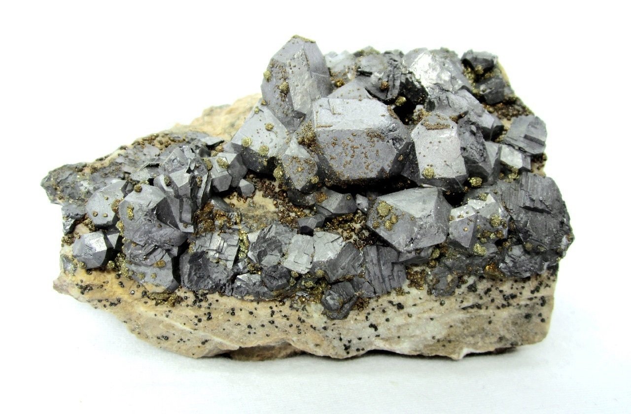 Galena, Chalcopyrite
Specimen size 10 cm
(Autor: Tobi)