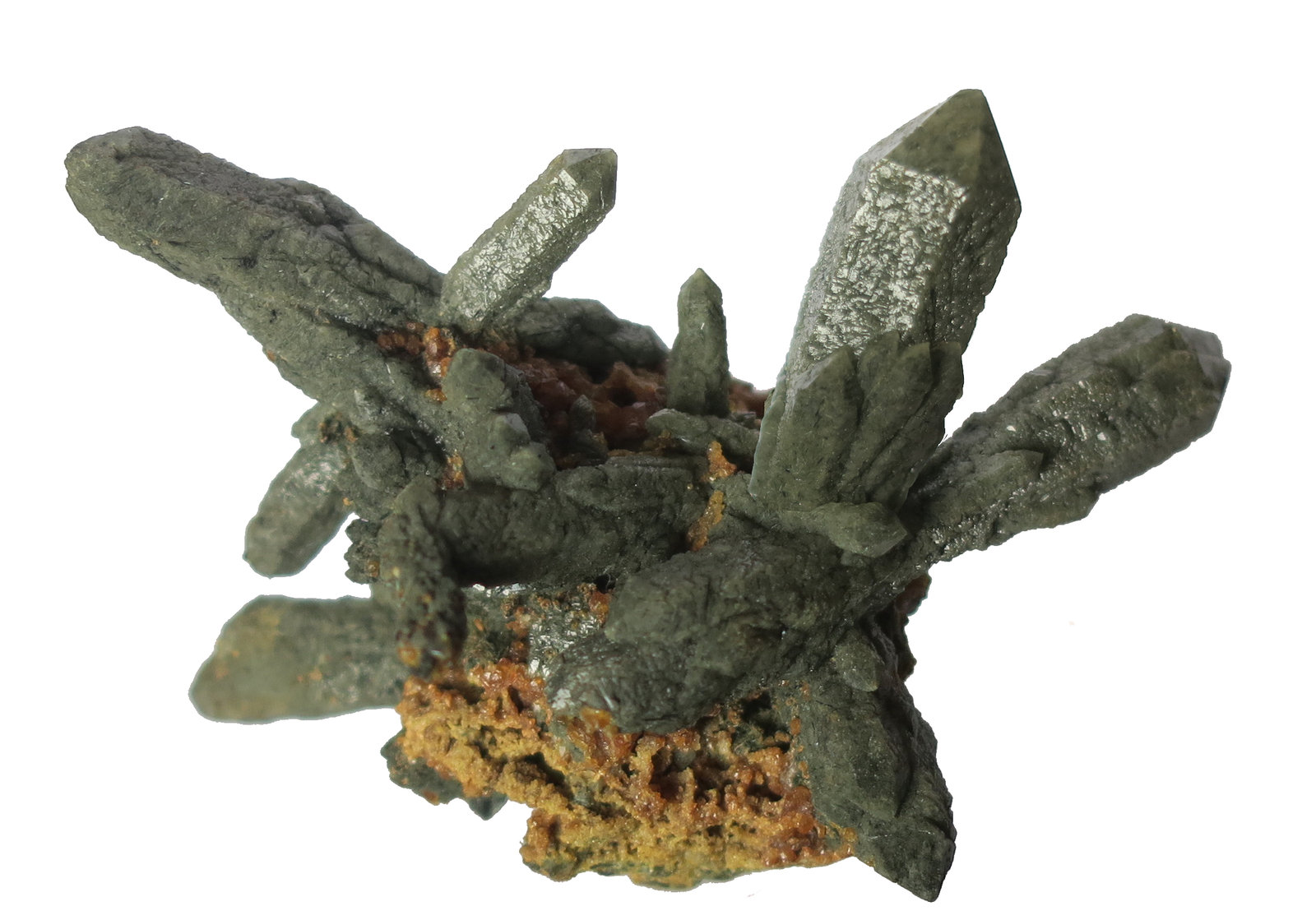 Prase Quartz, Andradite Garnets
6.5x5x3.6 cm
(Autor: JoséMiguel)