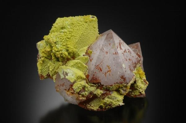 Pyromorphite on Q<br />Roughton Gill Min
