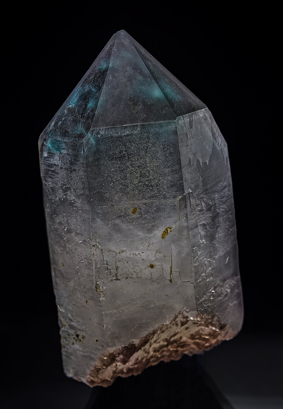 Quartz, Ajoite
11.1 x 5.5 cm
(Autor: am mizunaka)