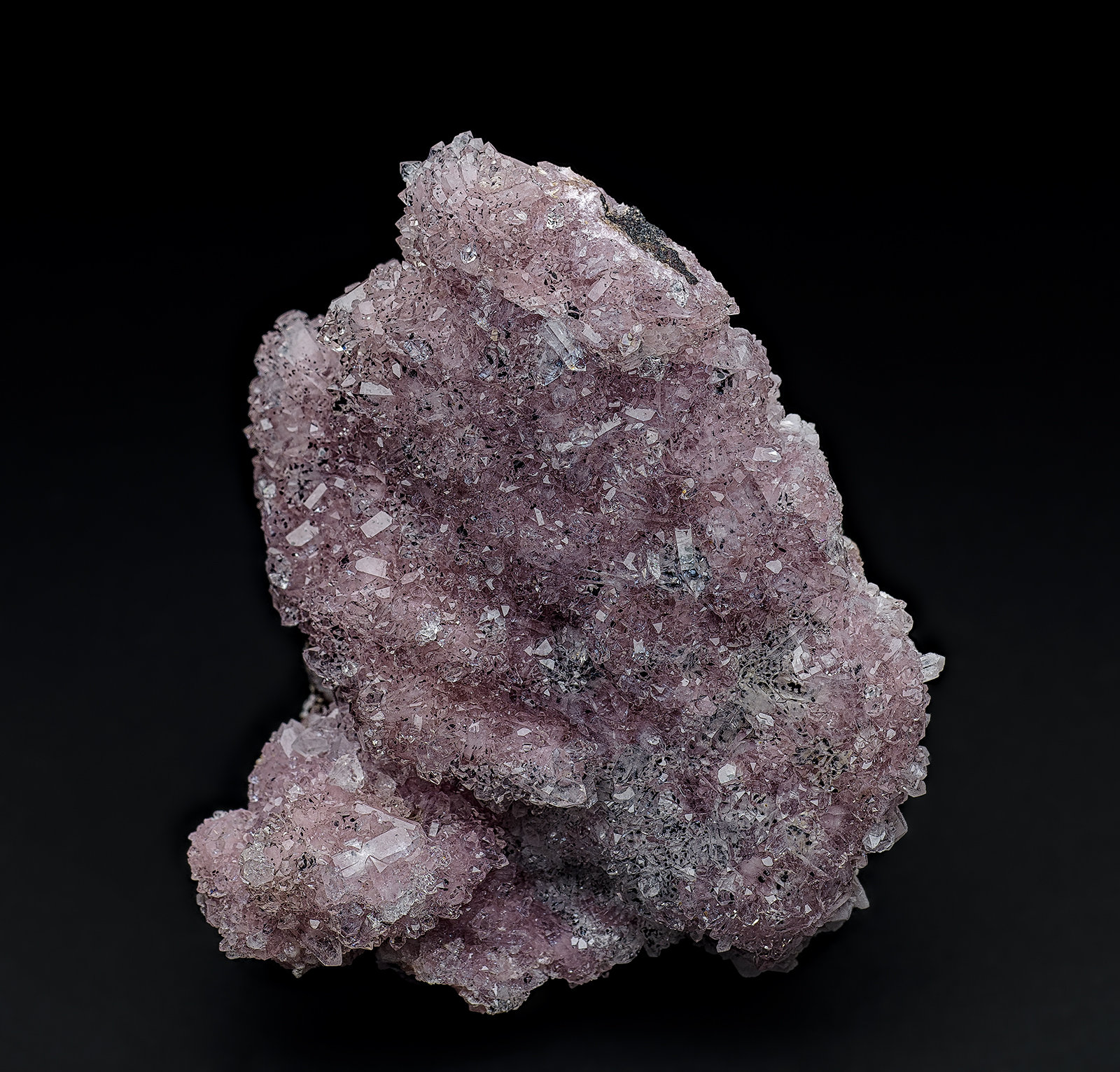 Quartz, Calcite (variety manganoan), Manganite
5.6 x 4.6 cm
(Autor: am mizunaka)