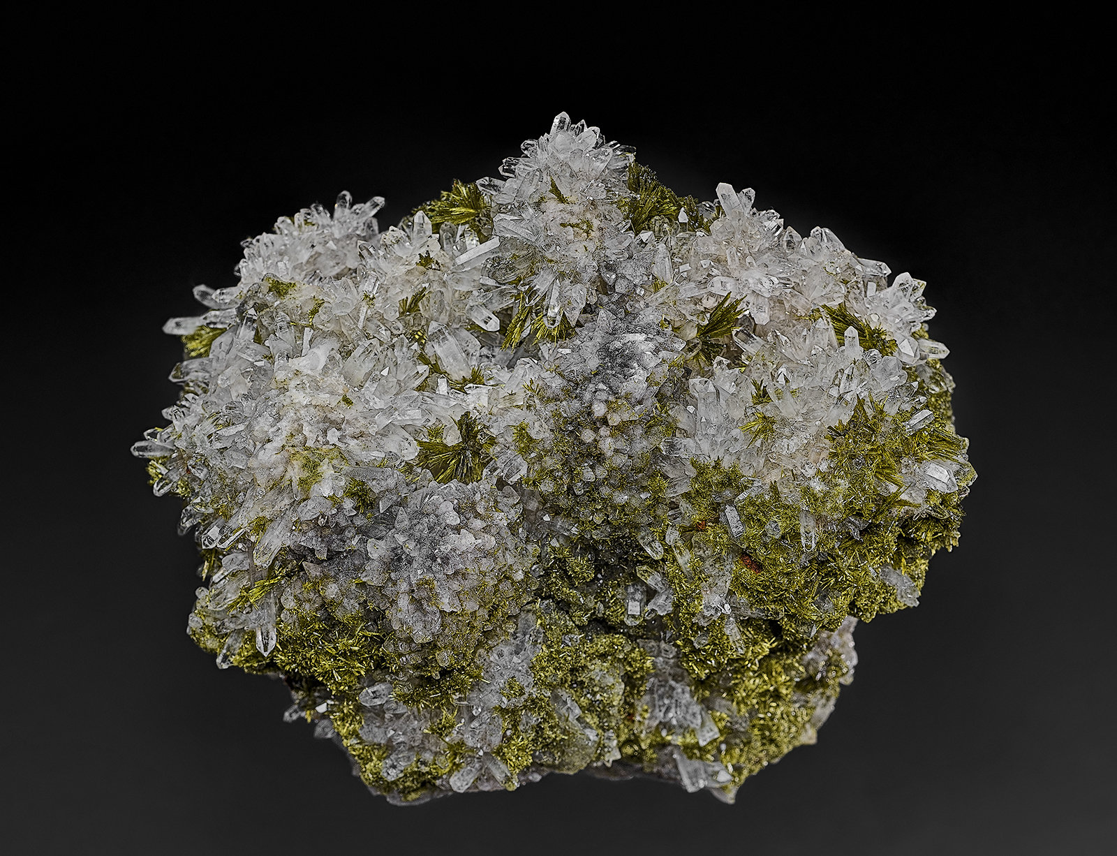 Quartz, Epidote
8.3 x 7.0 cm
(Autor: am mizunaka)