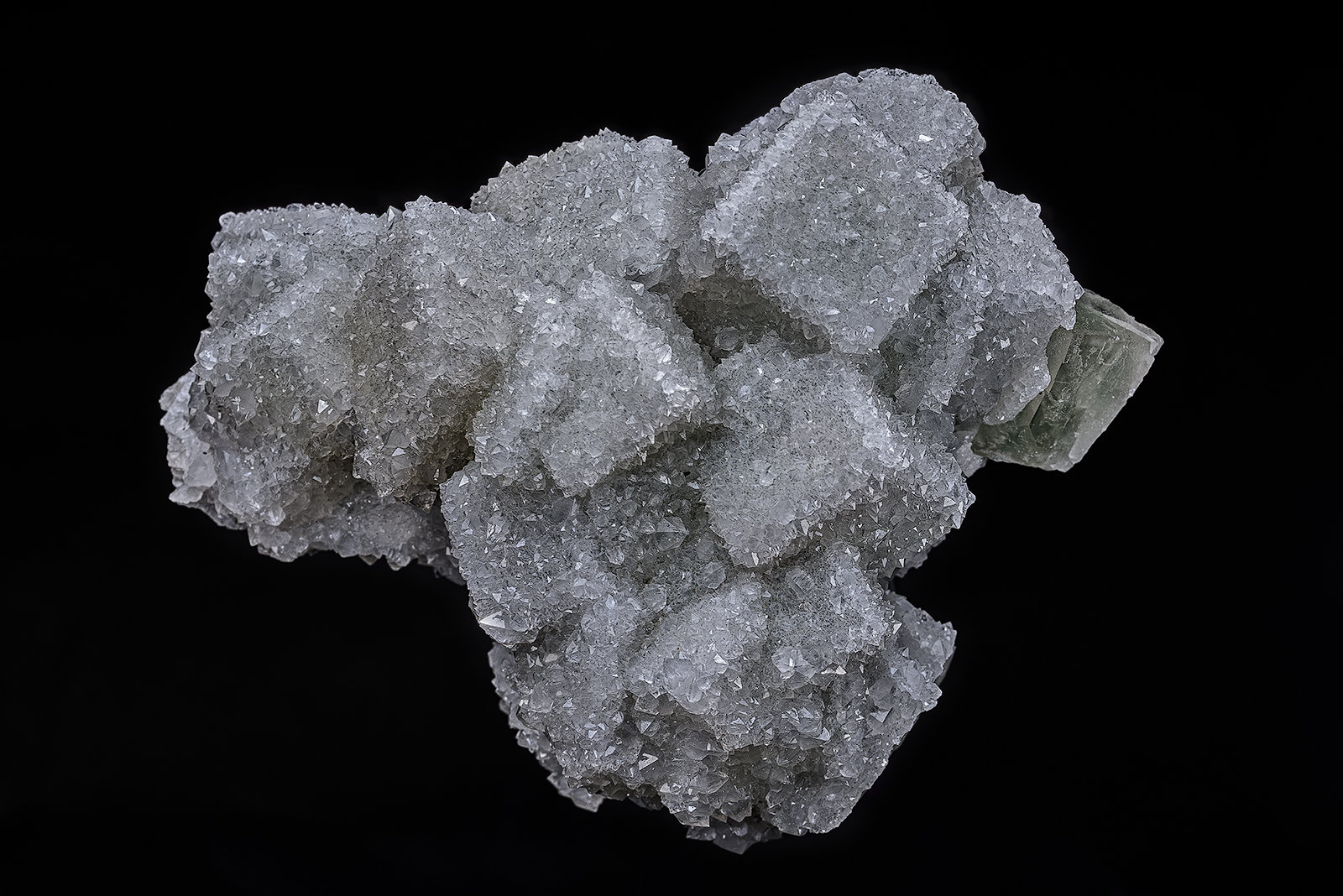 Quartz, Fluorite
8.5 x 8.0 cm
(Autor: am mizunaka)