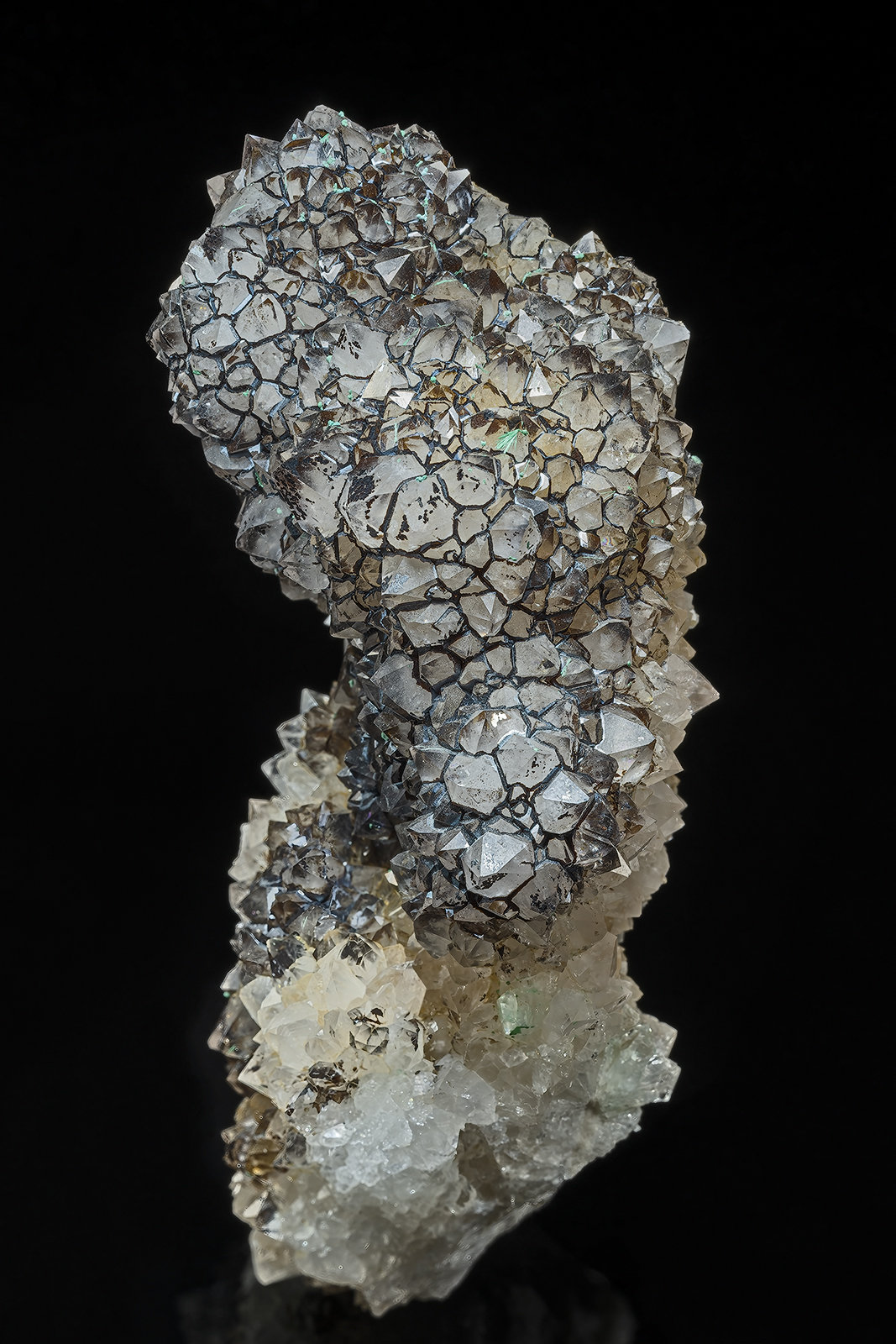 Quartz, Malachite
9.8 x 4.5 cm
(Autor: am mizunaka)