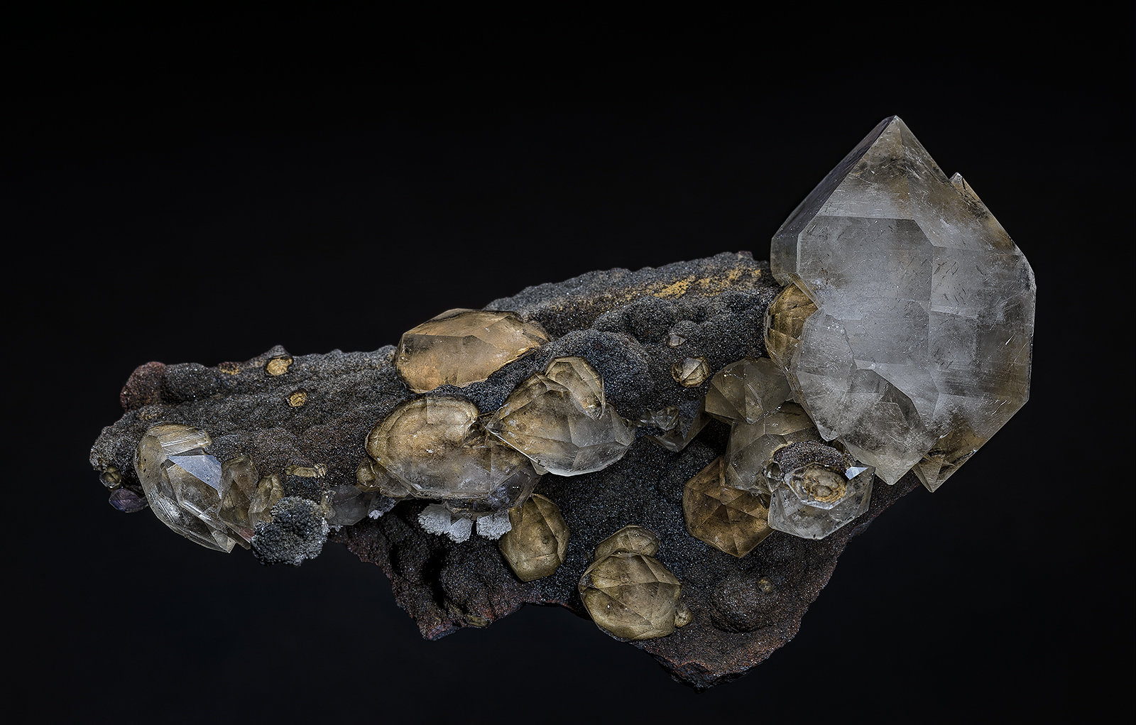 Quartz with Siderite
11.5 x 6.8 cm
(Autor: am mizunaka)