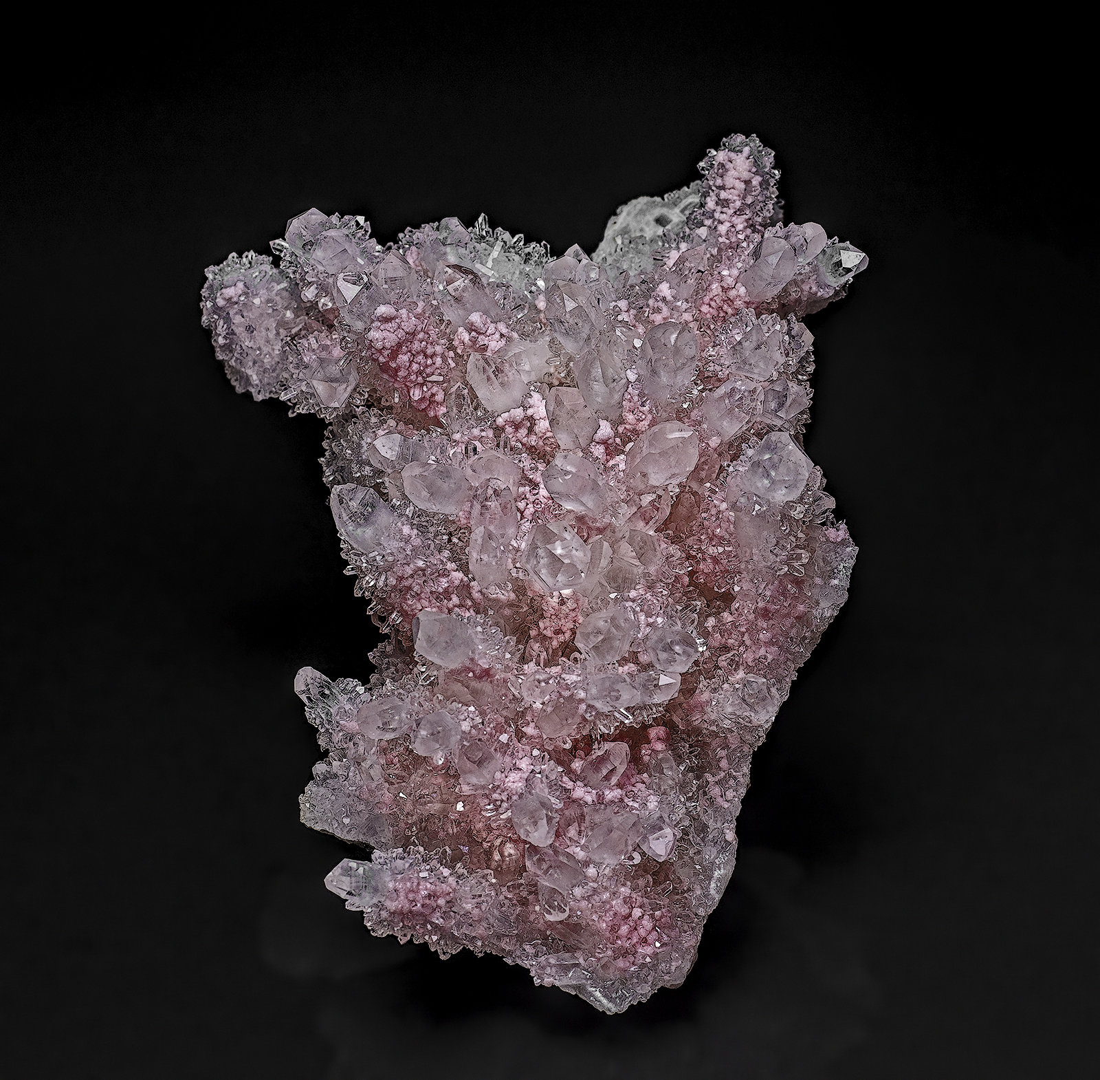 Rhodochrosite, Quartz
7.7 x 5.7 cm
(Autor: am mizunaka)