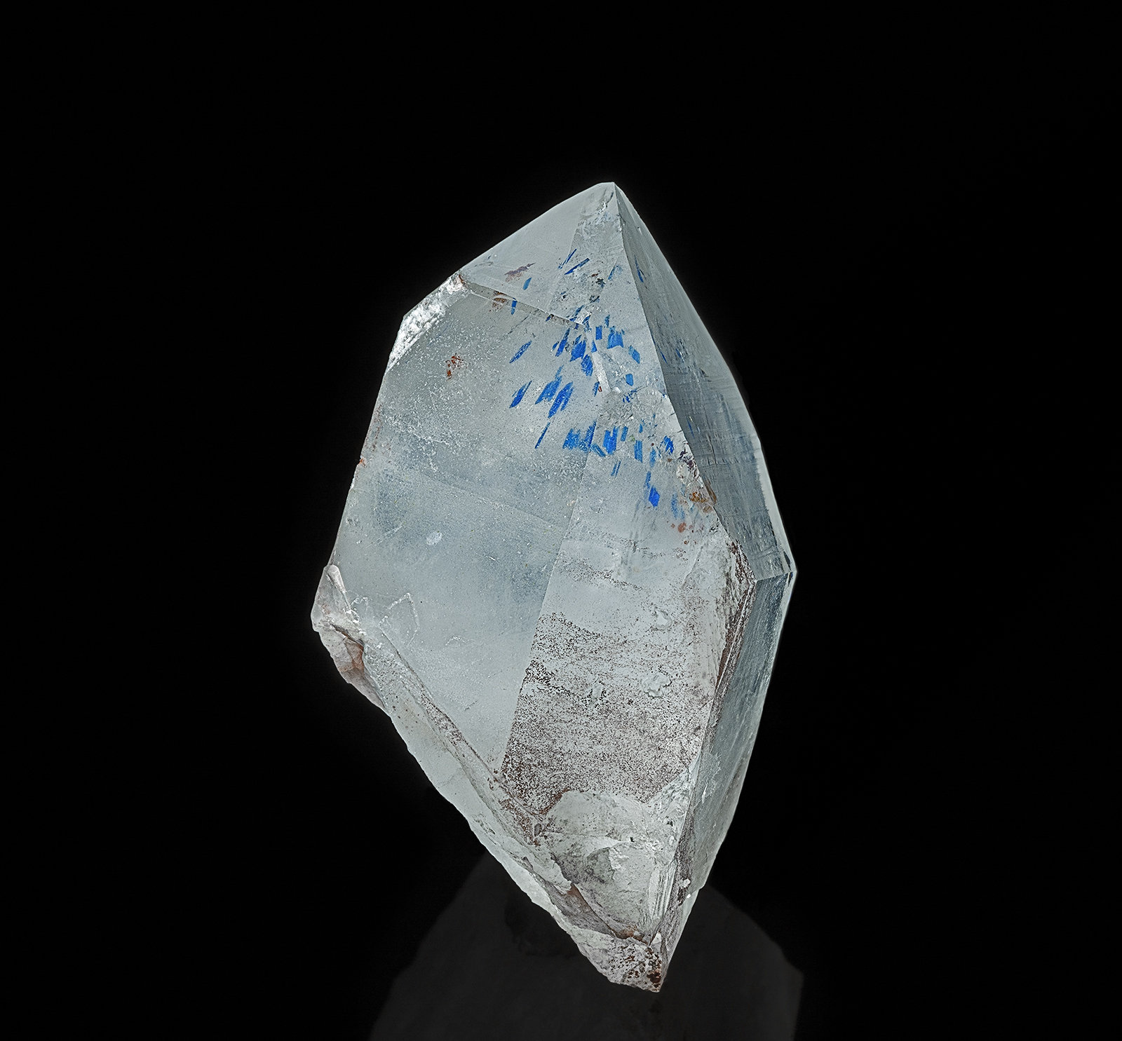 Quartz, Shattuckite
3.4 x 2.0 cm
(Autor: am mizunaka)