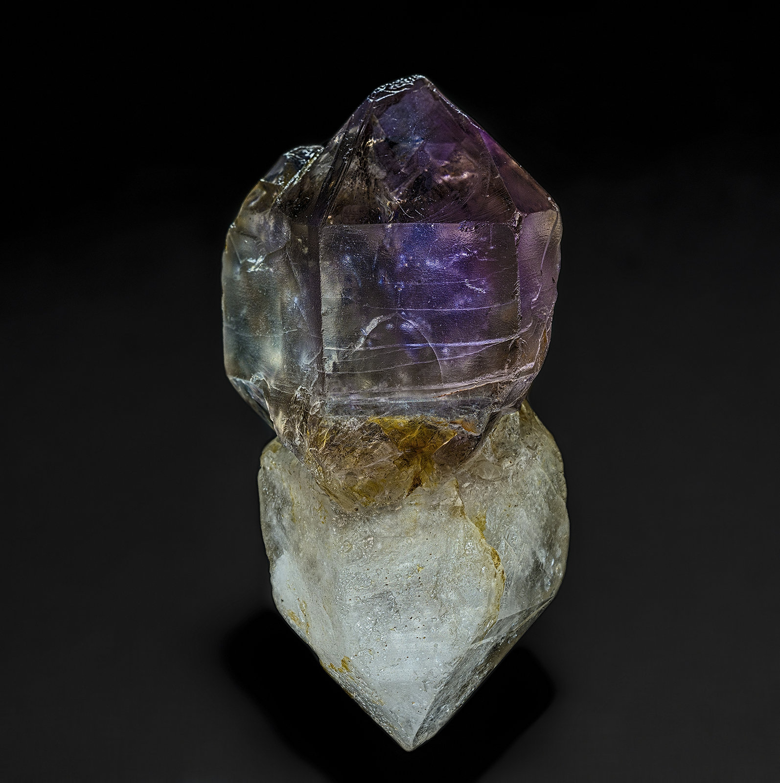 Quartz (variety amethyst), Quartz
7.8 x 4.9 cm
(Autor: am mizunaka)