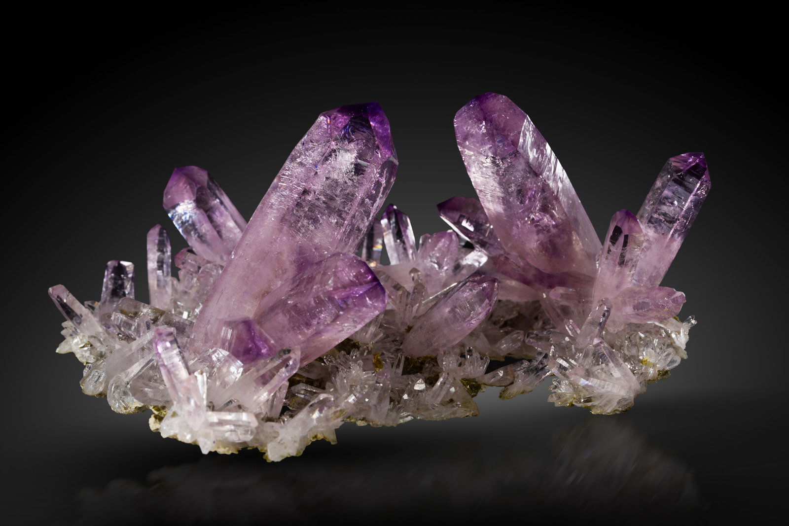 Quartz (variety amethyst)
12 x 12 x 5.5 cm / main crystal: 5.7 cm
(Autor: MIM Museum)