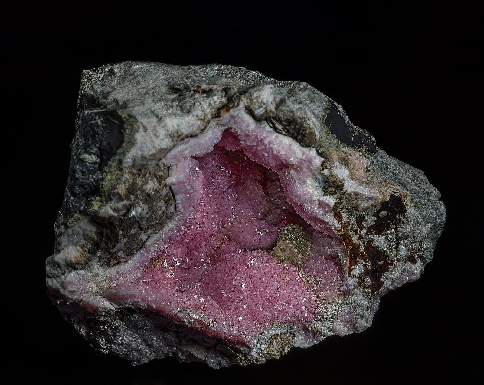 Rhodochrosite, Barite
7.8 x 5.5 cm
(Autor: am mizunaka)